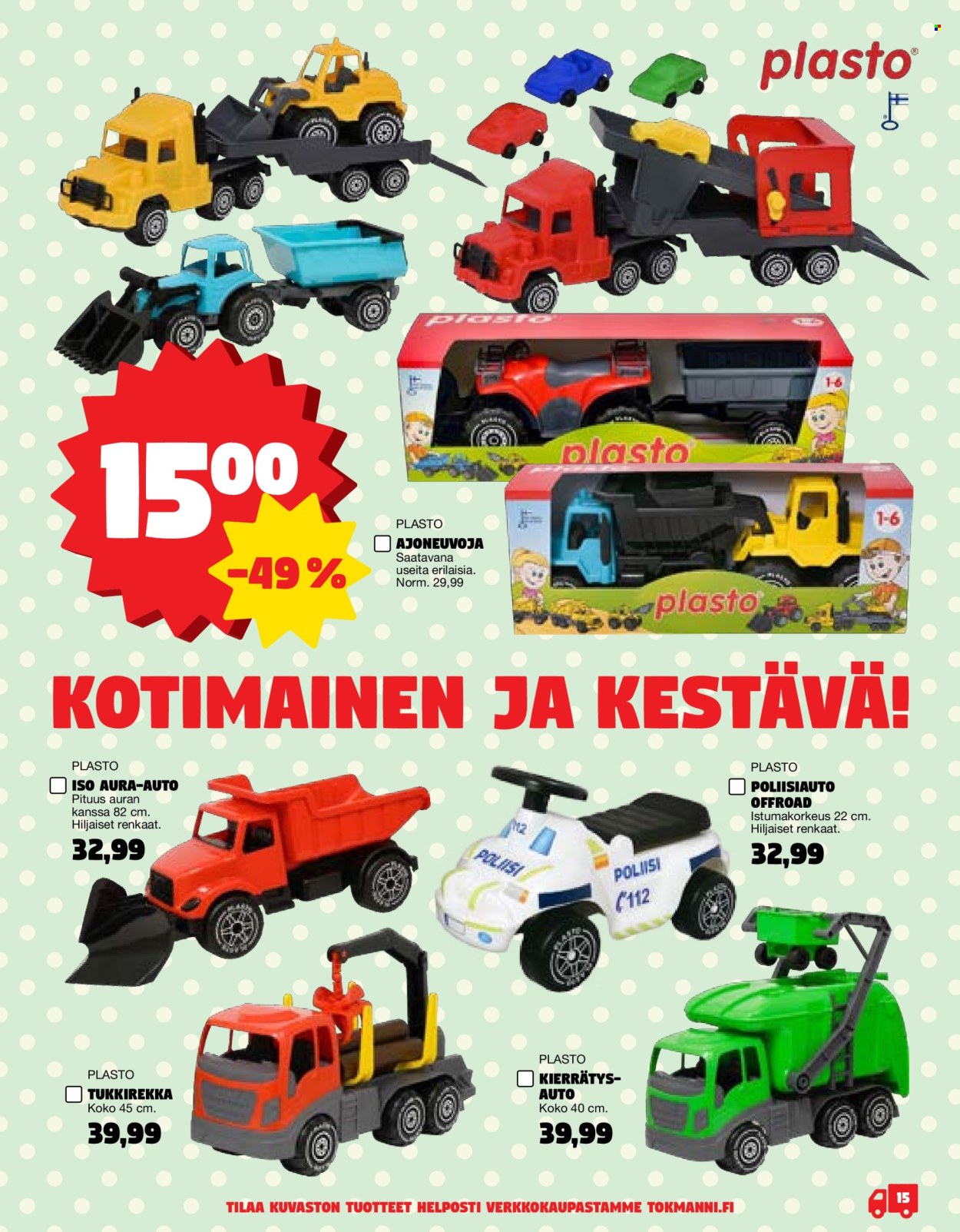Tokmanni tarjoukset - 23.10.2024 - 24.12.2024. Sivu 15