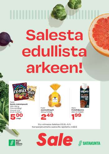 Sale tarjoukset  - 23.10.2024 - 05.11.2024.