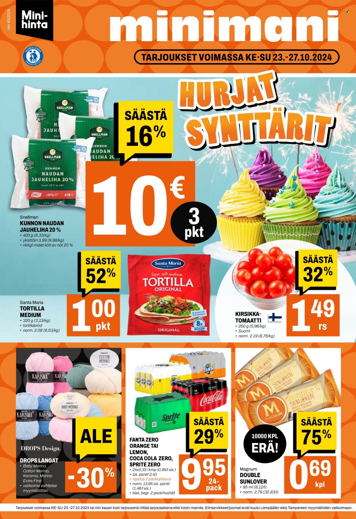 Minimani tarjoukset - 23.10.2024 - 27.10.2024. Sivu 1