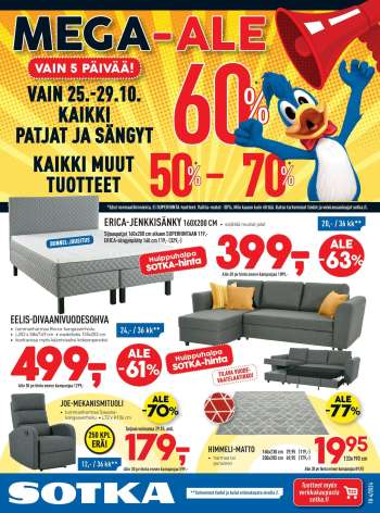 SOTKA • Tarjouslehti • Myymälät • Aukioloajat