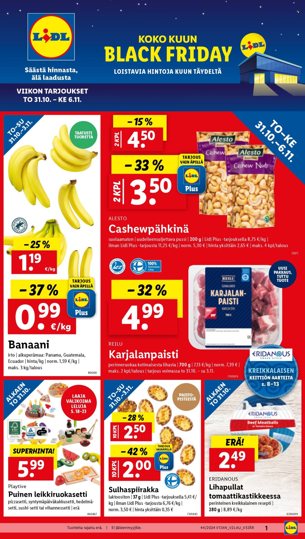 Lidl tarjoukset - 31.10.2024 - 06.11.2024. Sivu 1
