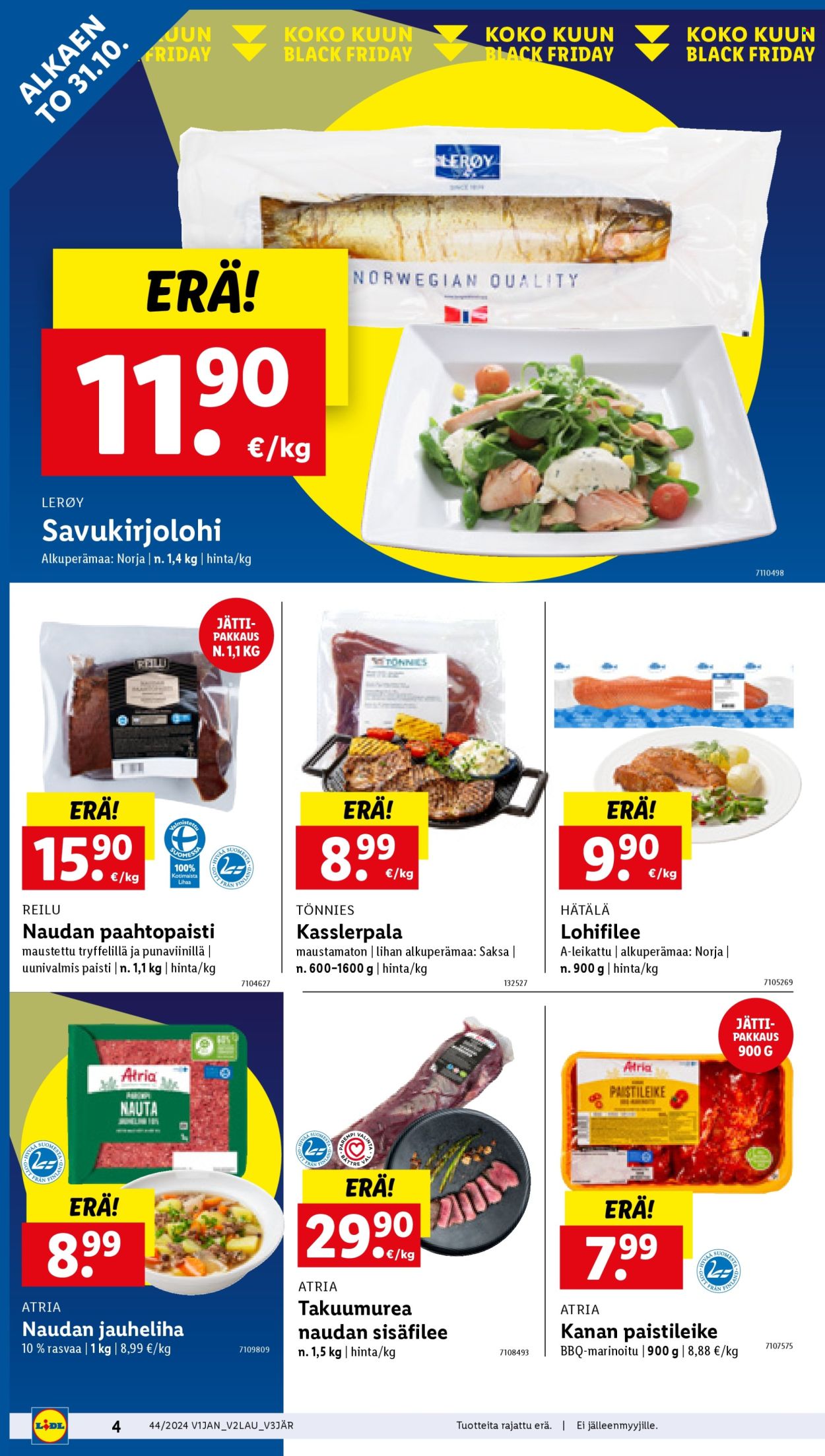 Lidl tarjoukset - 31.10.2024 - 06.11.2024. Sivu 4