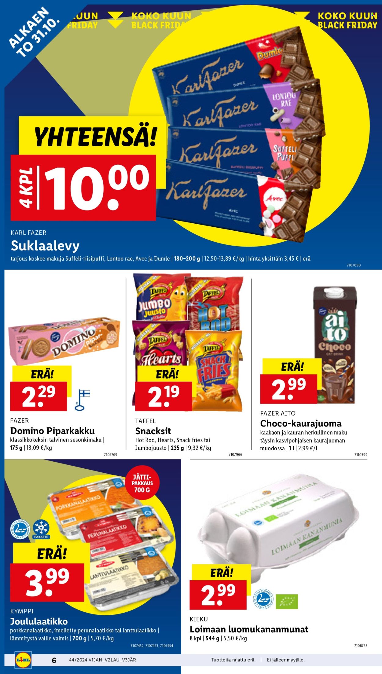 Lidl tarjoukset - 31.10.2024 - 06.11.2024. Sivu 6