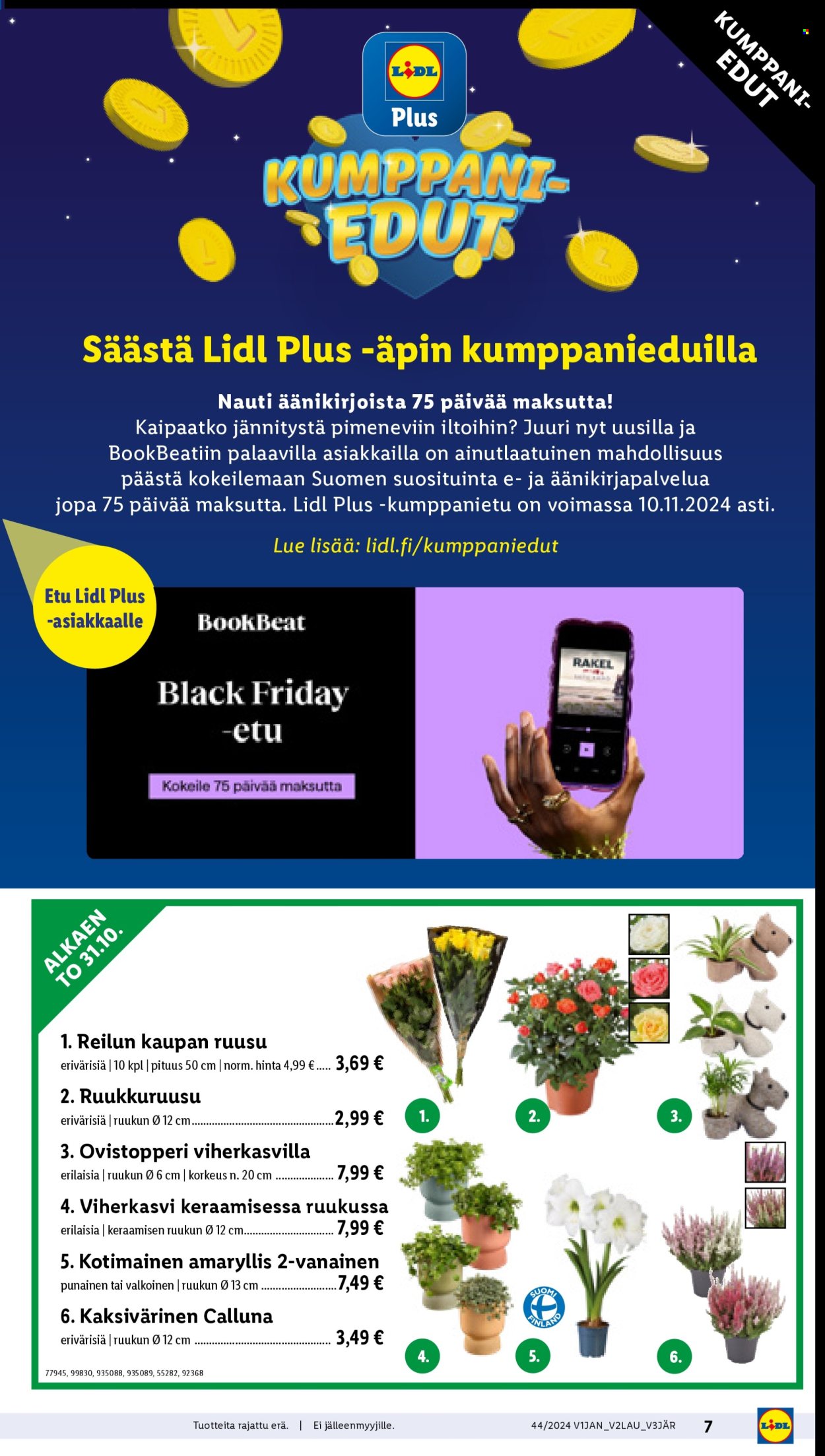 Lidl tarjoukset - 31.10.2024 - 06.11.2024. Sivu 7