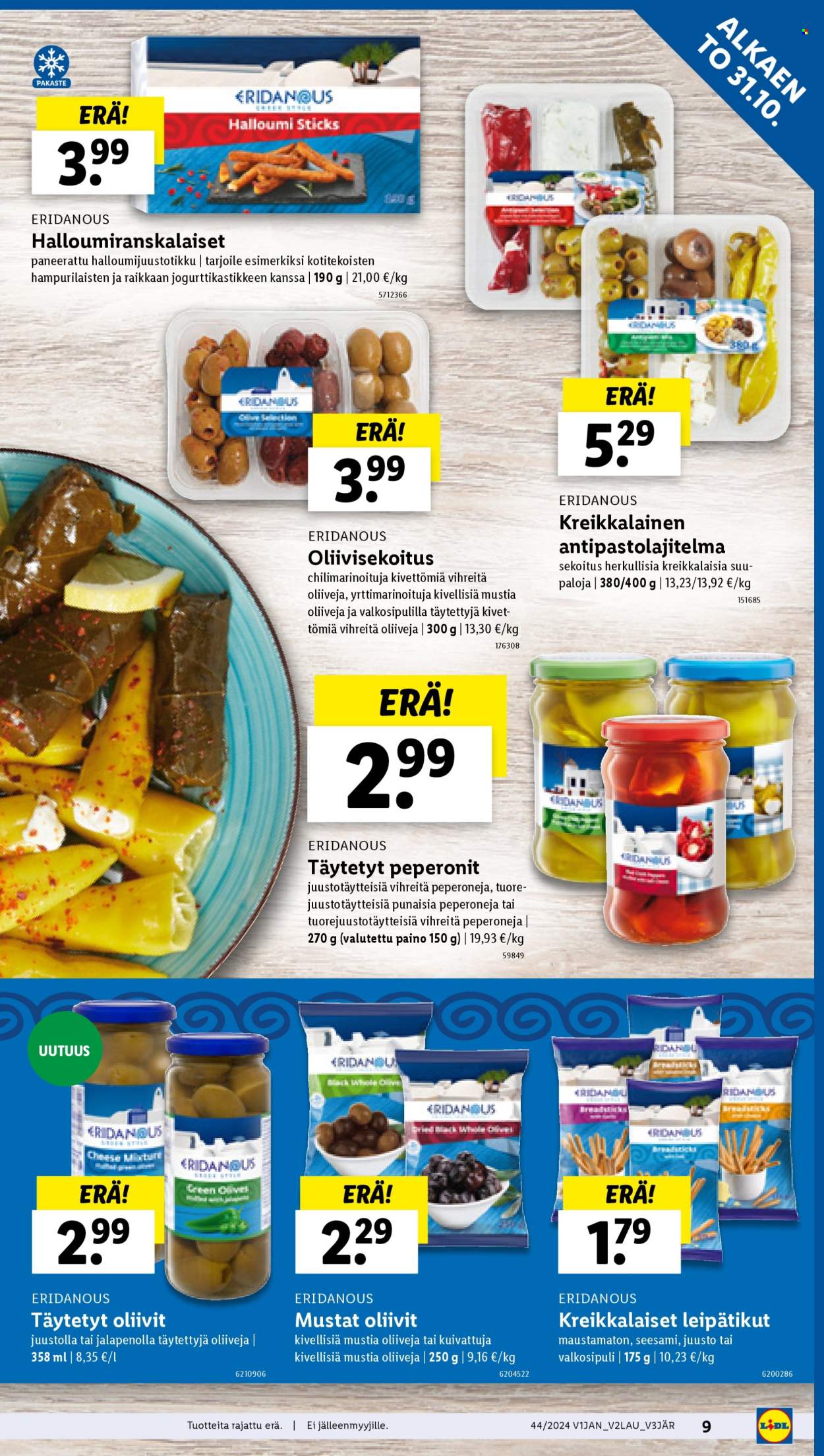 Lidl tarjoukset - 31.10.2024 - 06.11.2024. Sivu 9
