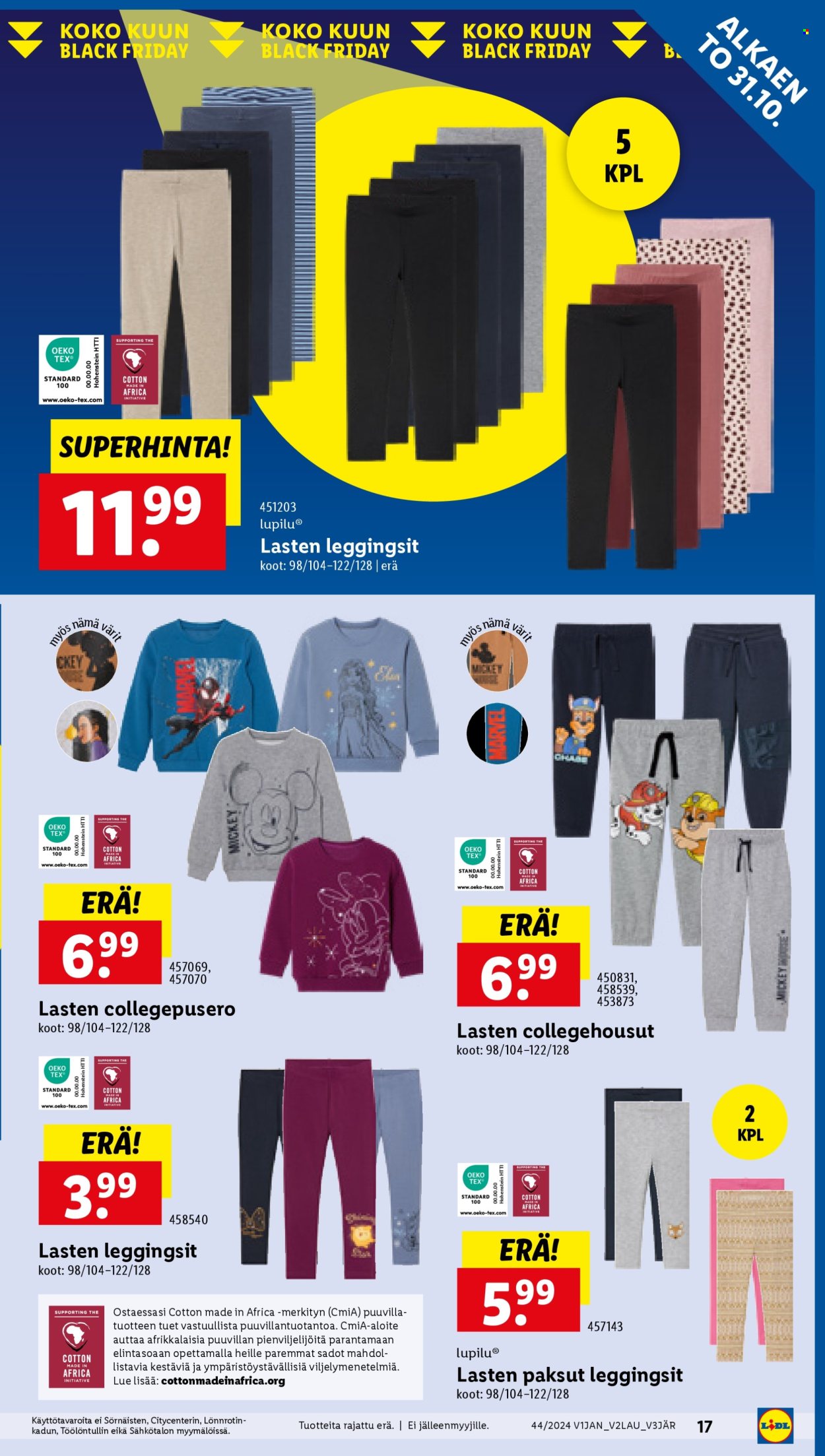 Lidl tarjoukset - 31.10.2024 - 06.11.2024. Sivu 17