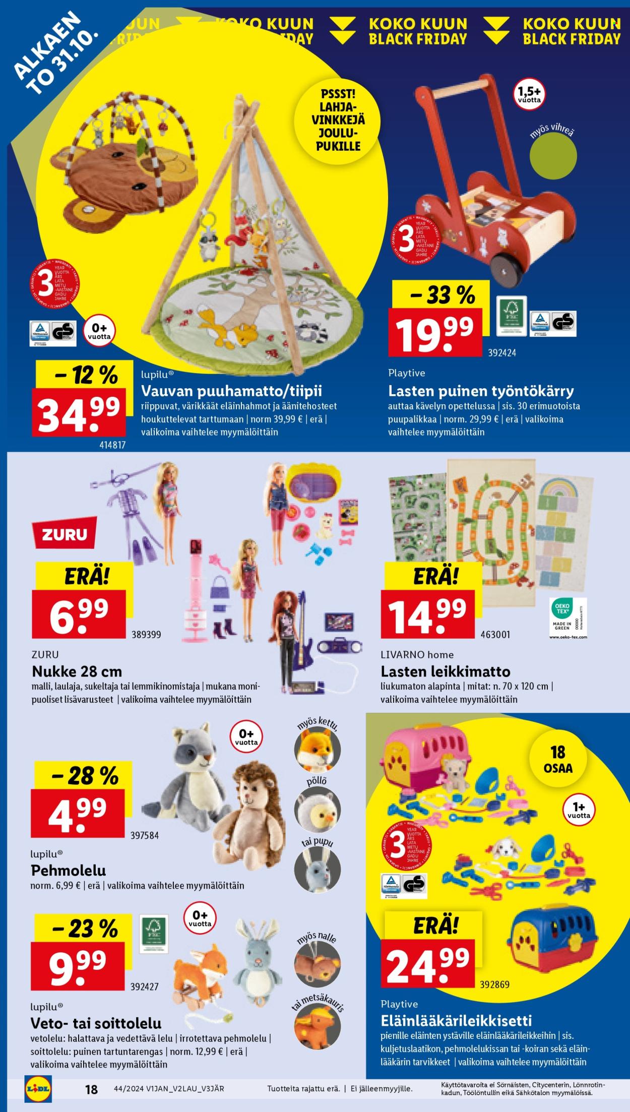 Lidl tarjoukset - 31.10.2024 - 06.11.2024. Sivu 18