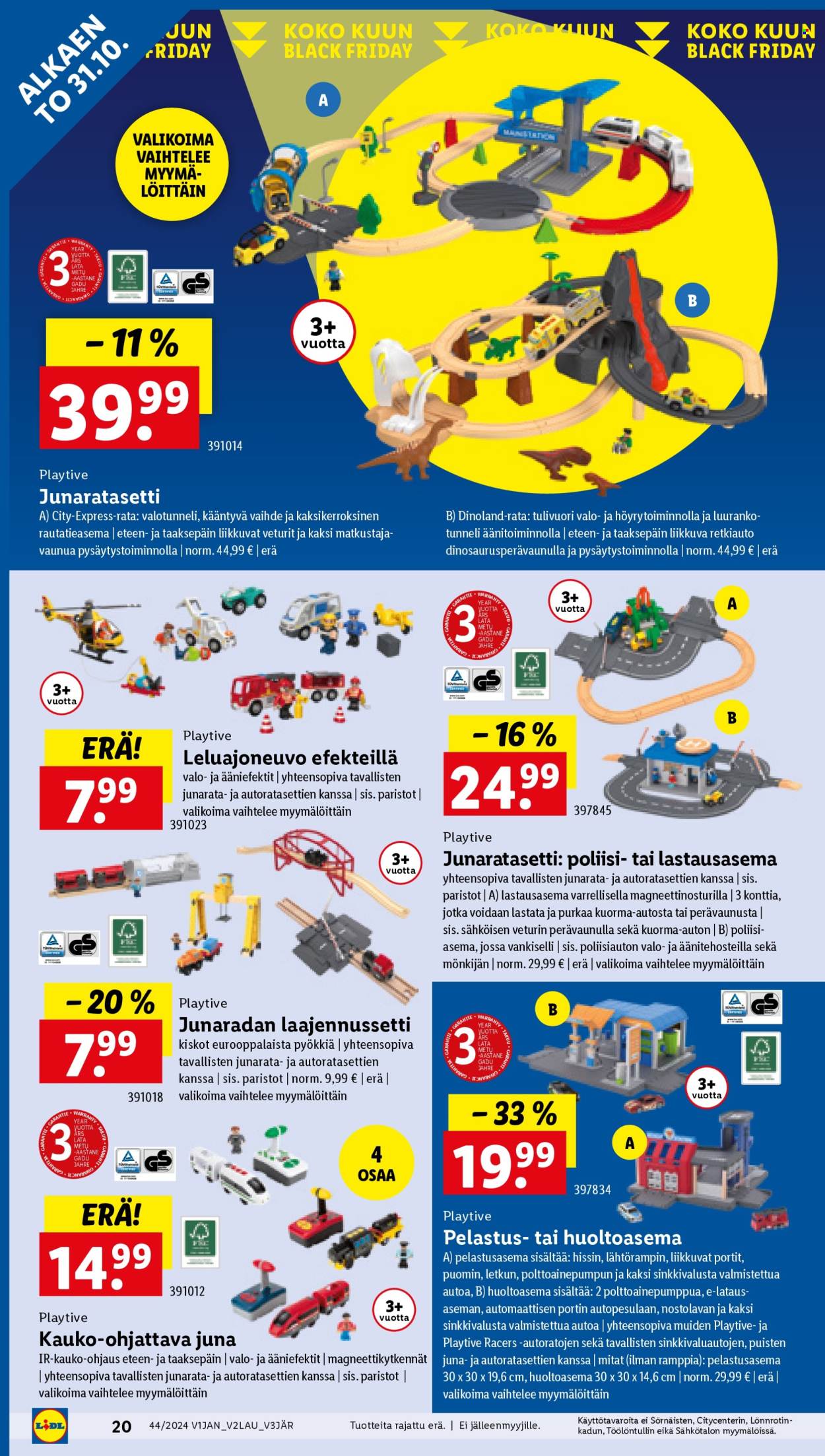 Lidl tarjoukset - 31.10.2024 - 06.11.2024. Sivu 20