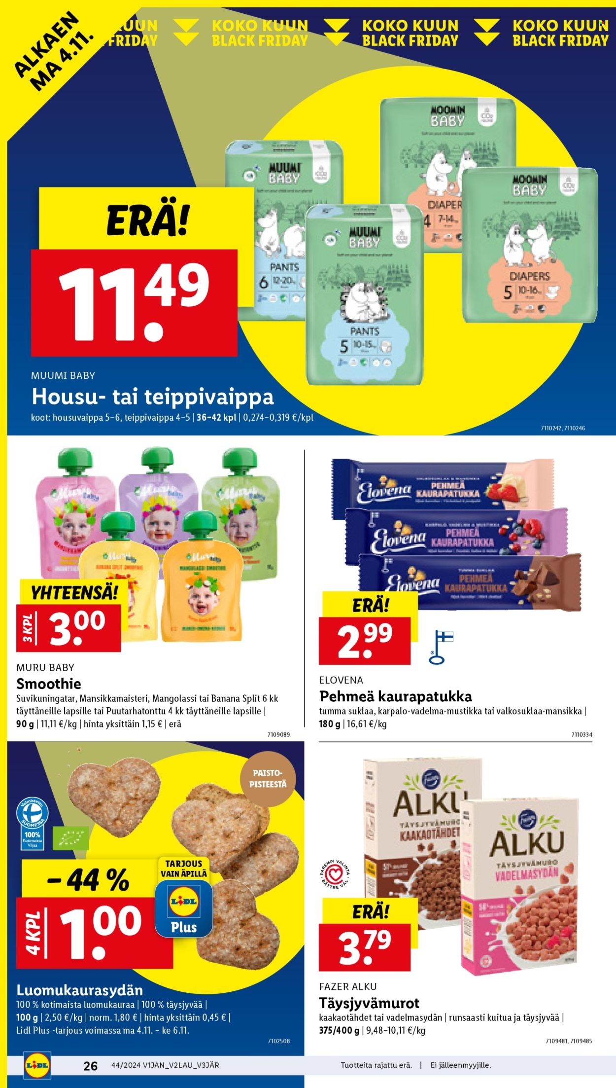 Lidl tarjoukset - 31.10.2024 - 06.11.2024. Sivu 28