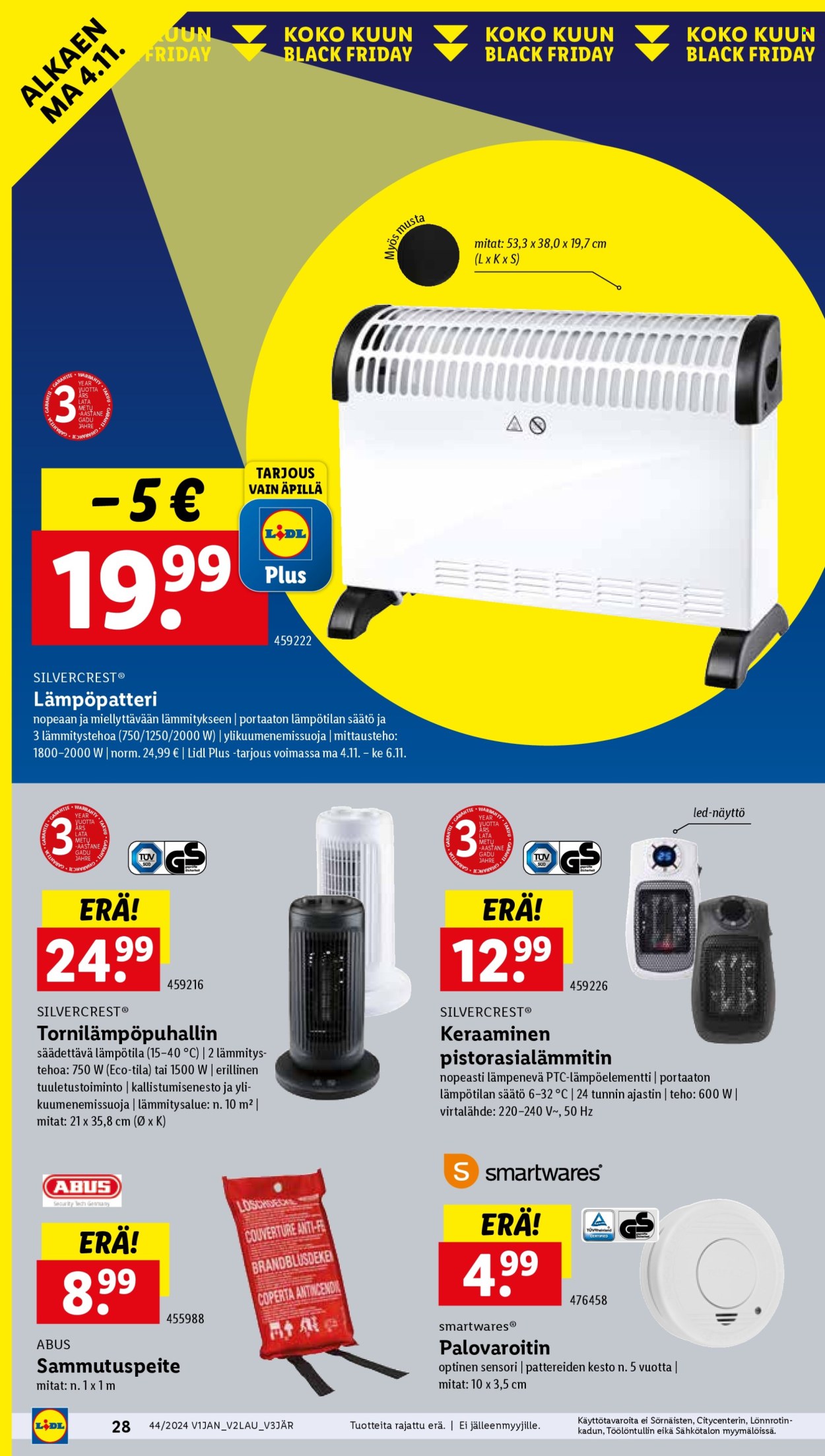 Lidl tarjoukset - 31.10.2024 - 06.11.2024. Sivu 30