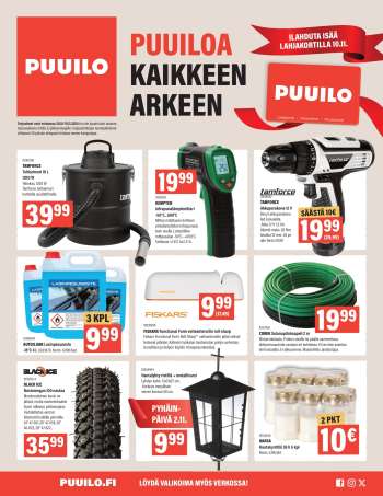 Puuilo tarjoukset  - 28.10.2024 - 10.11.2024.