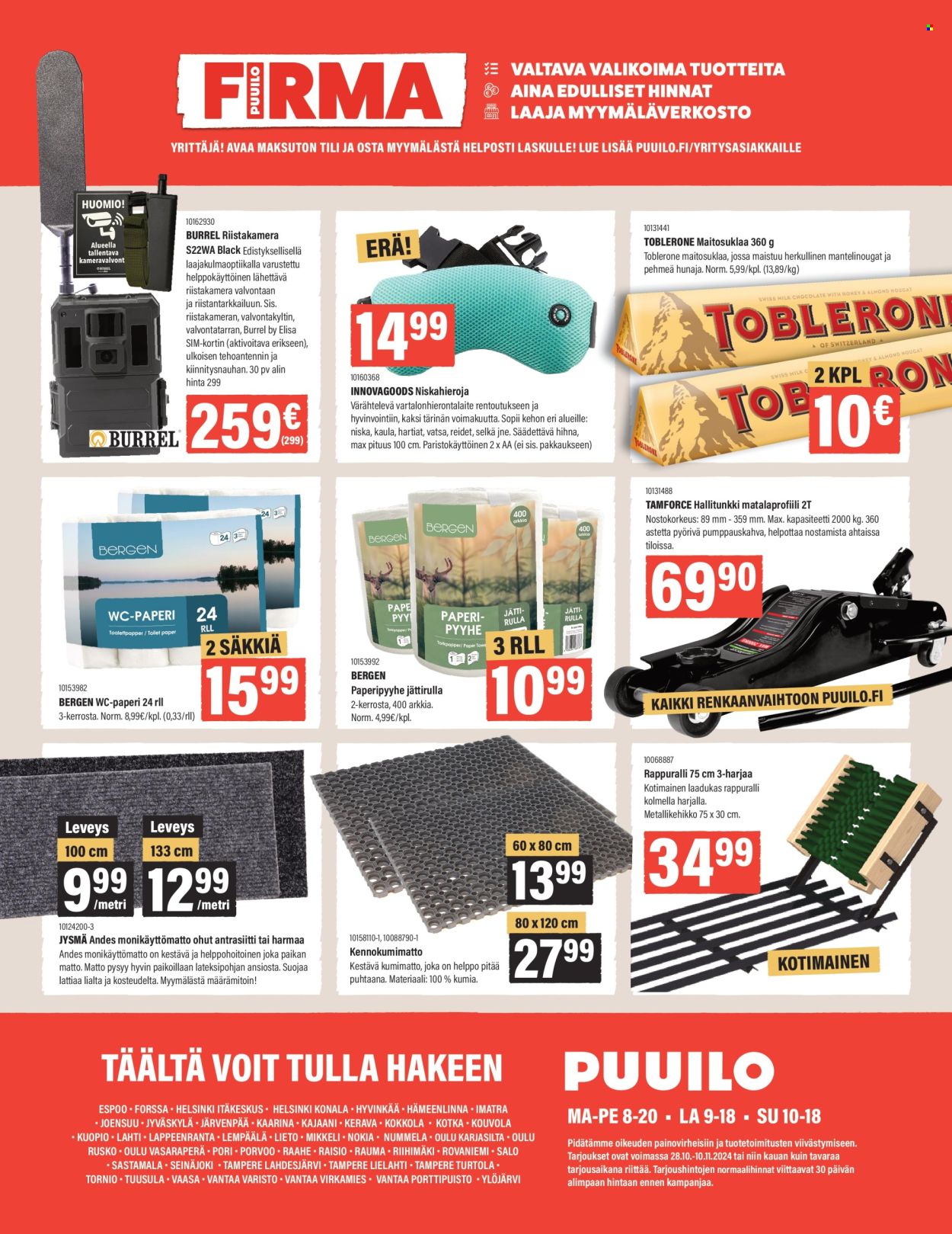 Puuilo tarjoukset - 28.10.2024 - 10.11.2024. Sivu 16