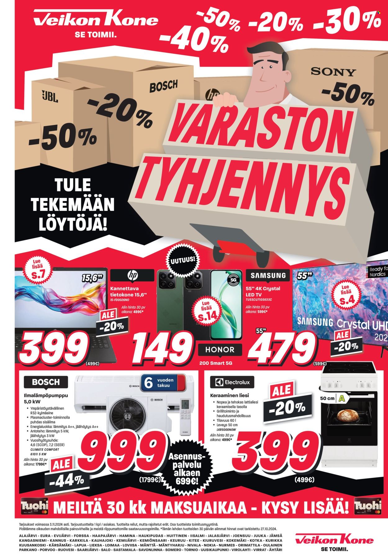 Veikon Kone tarjoukset - 28.10.2024 - 03.11.2024. Sivu 1