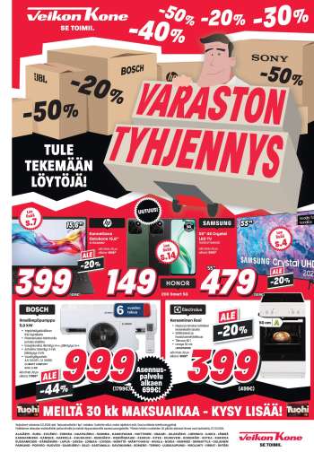 Veikon Kone tarjoukset  - 28.10.2024 - 03.11.2024.