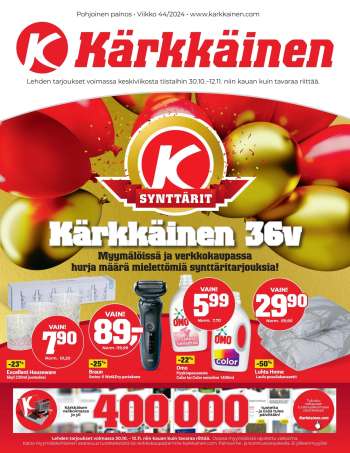 Kärkkäinen tarjoukset  - 30.10.2024 - 12.11.2024.