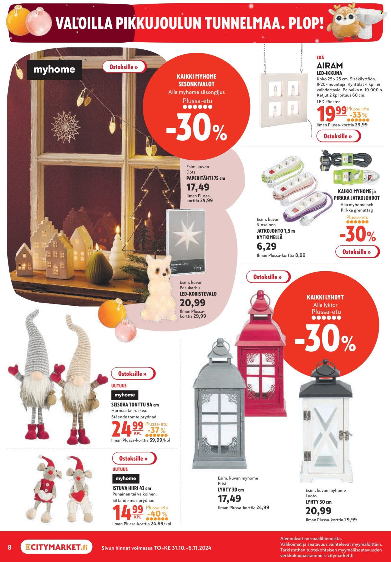 K-citymarket tarjoukset - 31.10.2024 - 06.11.2024. Sivu 8