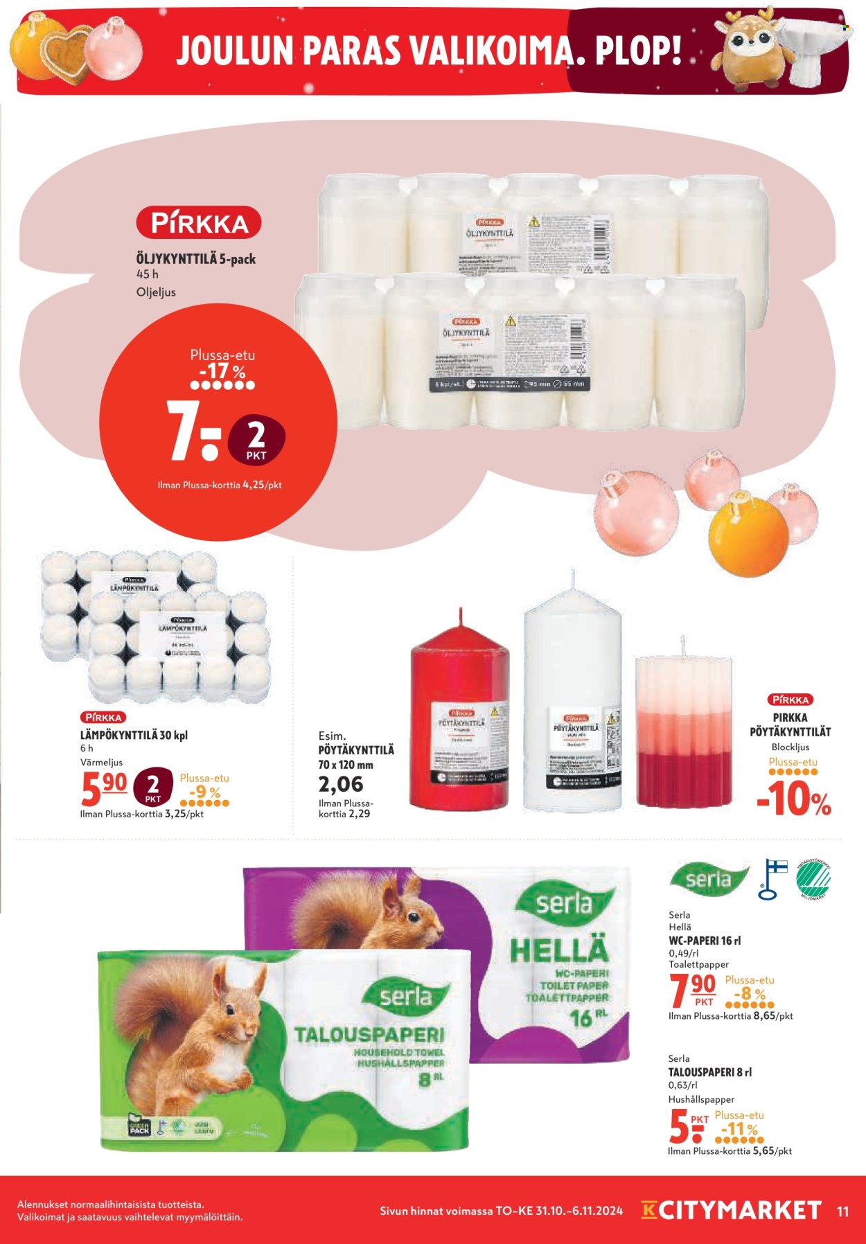 K-citymarket tarjoukset - 31.10.2024 - 06.11.2024. Sivu 11