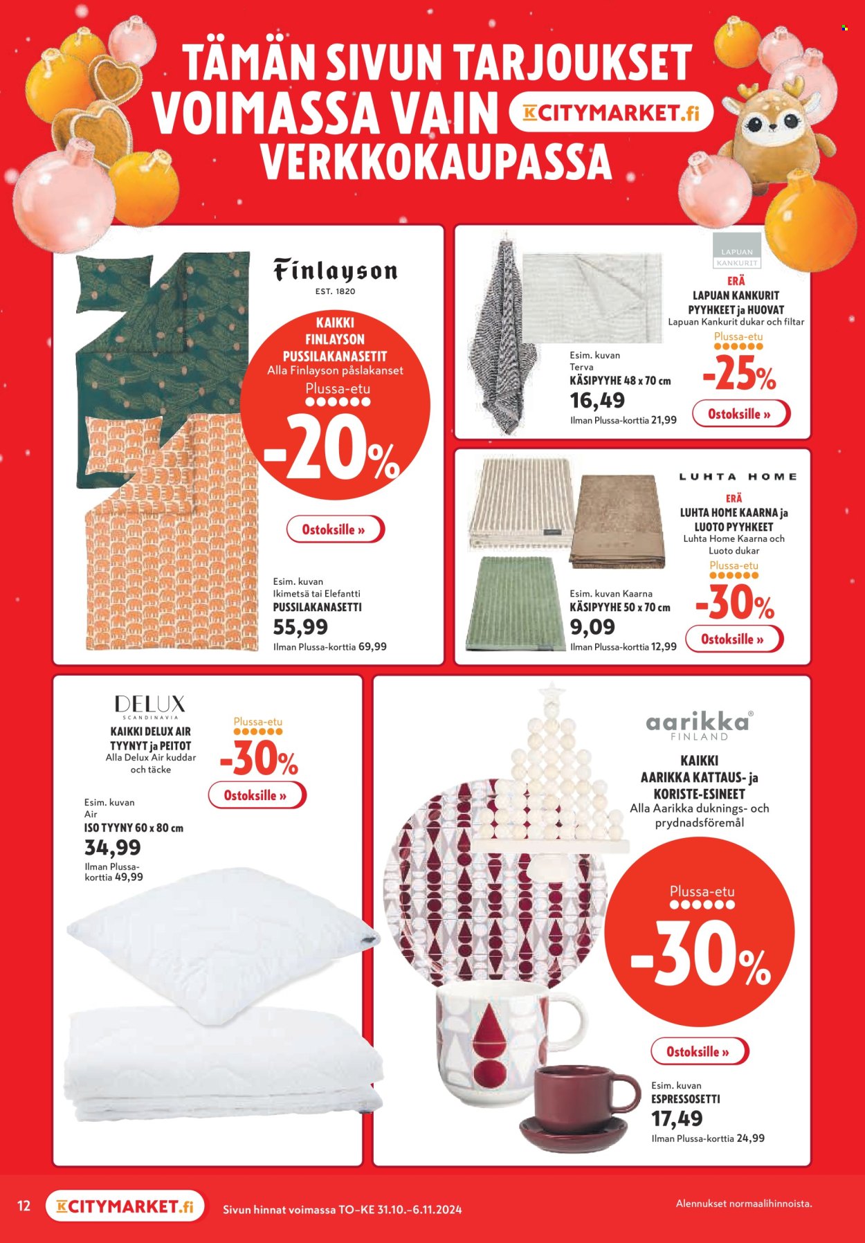 K-citymarket tarjoukset - 31.10.2024 - 06.11.2024. Sivu 12