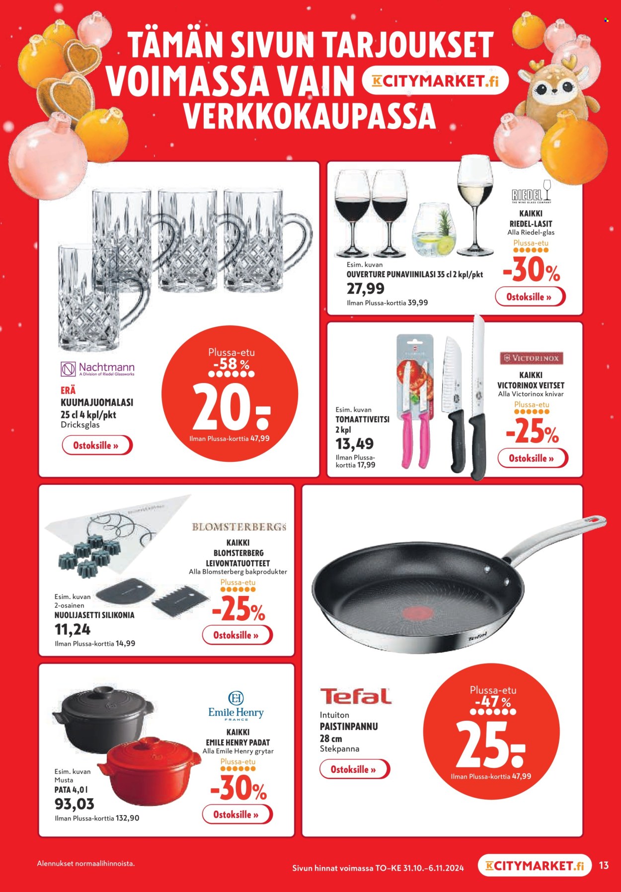 K-citymarket tarjoukset - 31.10.2024 - 06.11.2024. Sivu 13