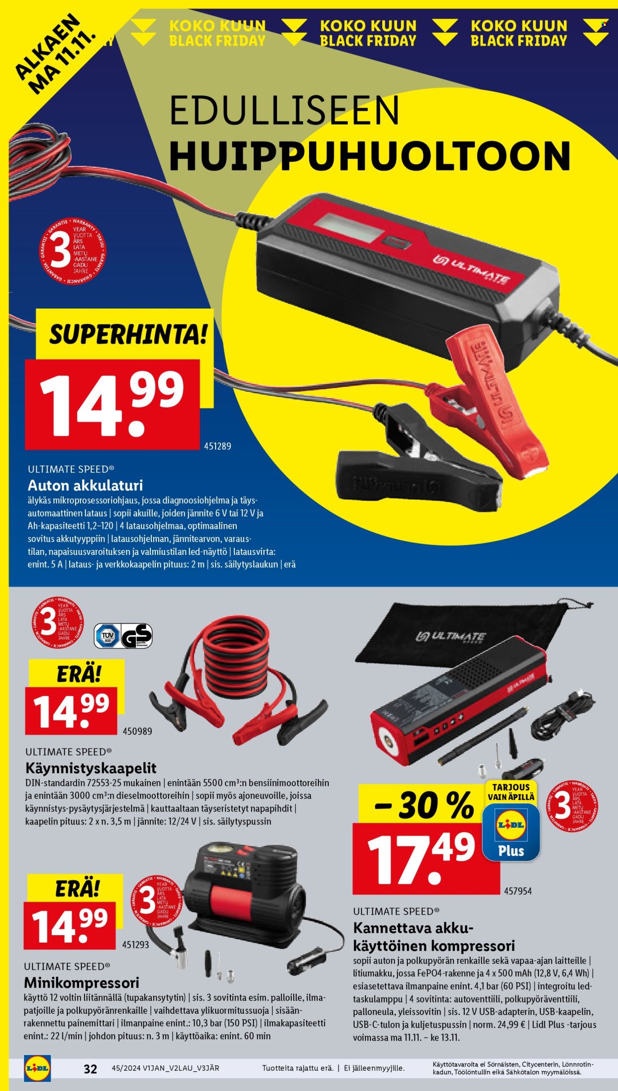 Lidl tarjoukset - 07.11.2024 - 13.11.2024. Sivu 36