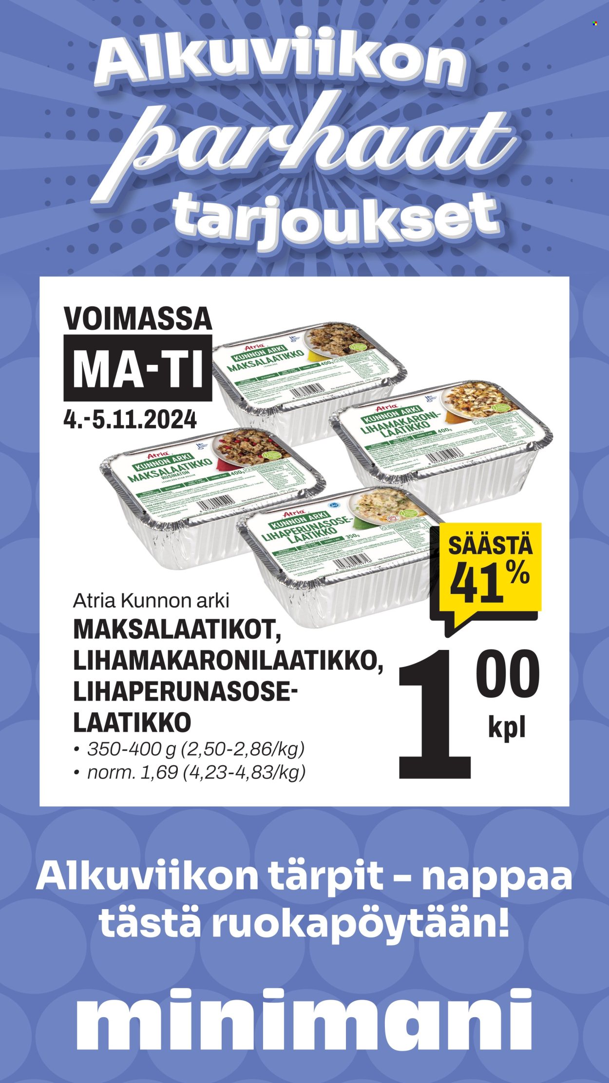Minimani tarjoukset - 04.11.2024 - 05.11.2024. Sivu 2