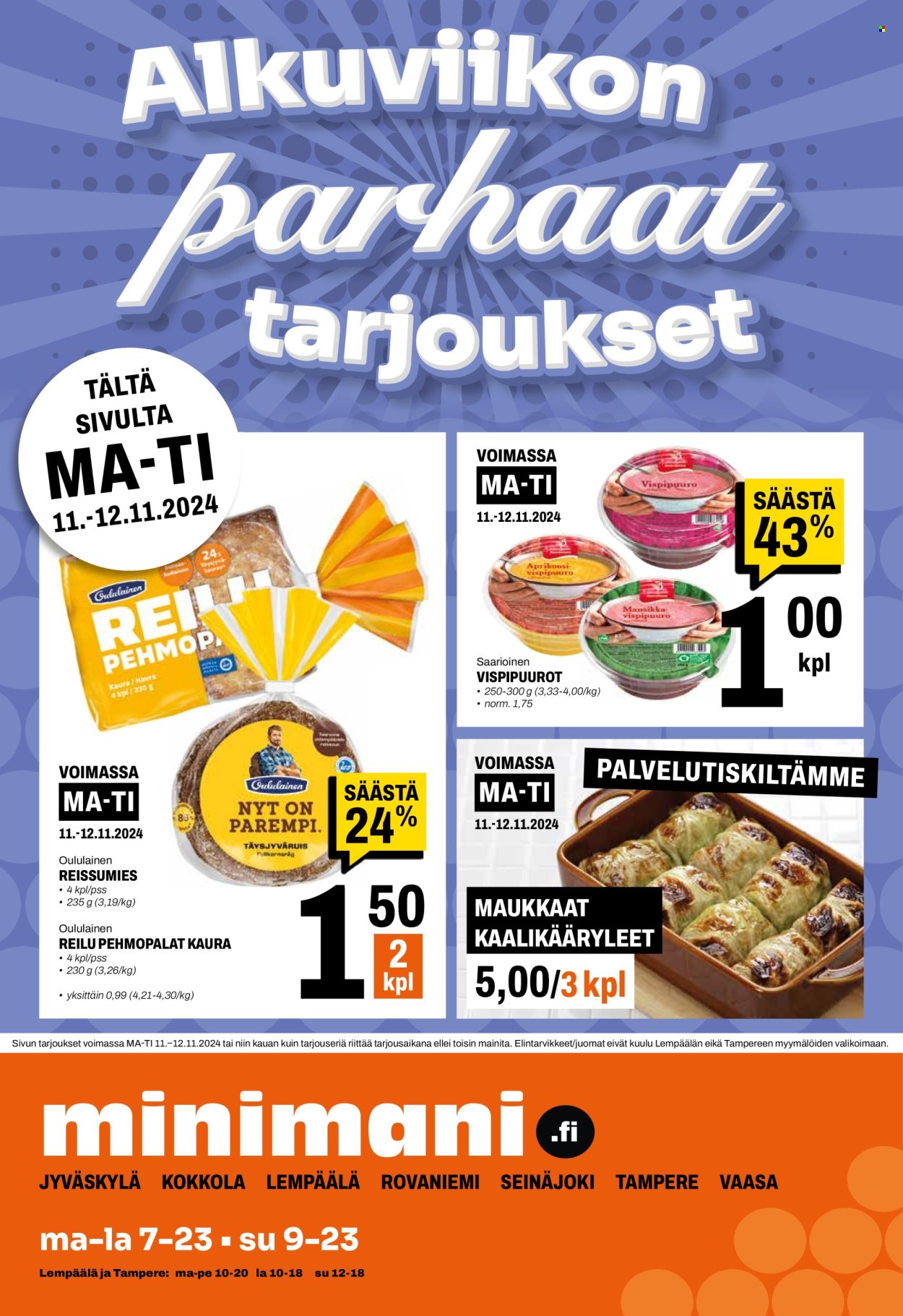 Minimani tarjoukset - 06.11.2024 - 10.11.2024. Sivu 12