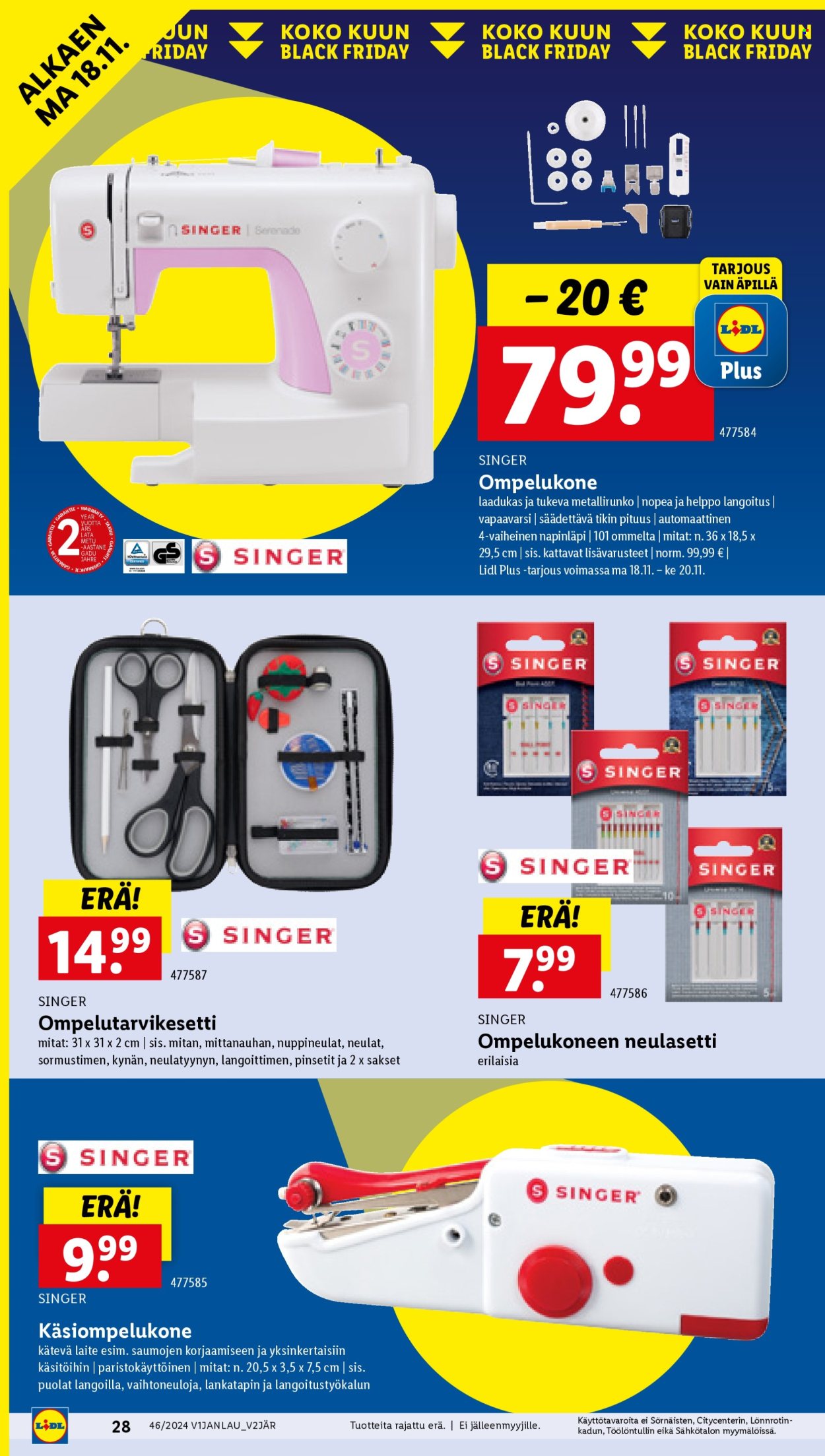 Lidl tarjoukset - 14.11.2024 - 20.11.2024. Sivu 32
