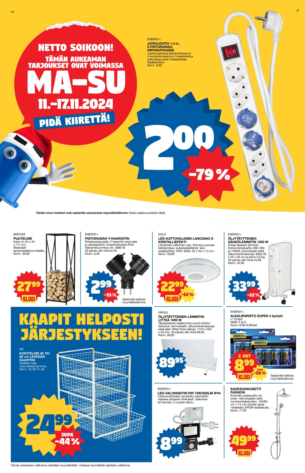 Tokmanni tarjoukset - 11.11.2024 - 17.11.2024. Sivu 16
