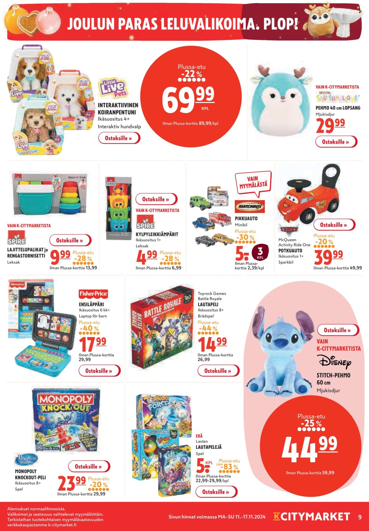 K-citymarket tarjoukset - 11.11.2024 - 17.11.2024. Sivu 9
