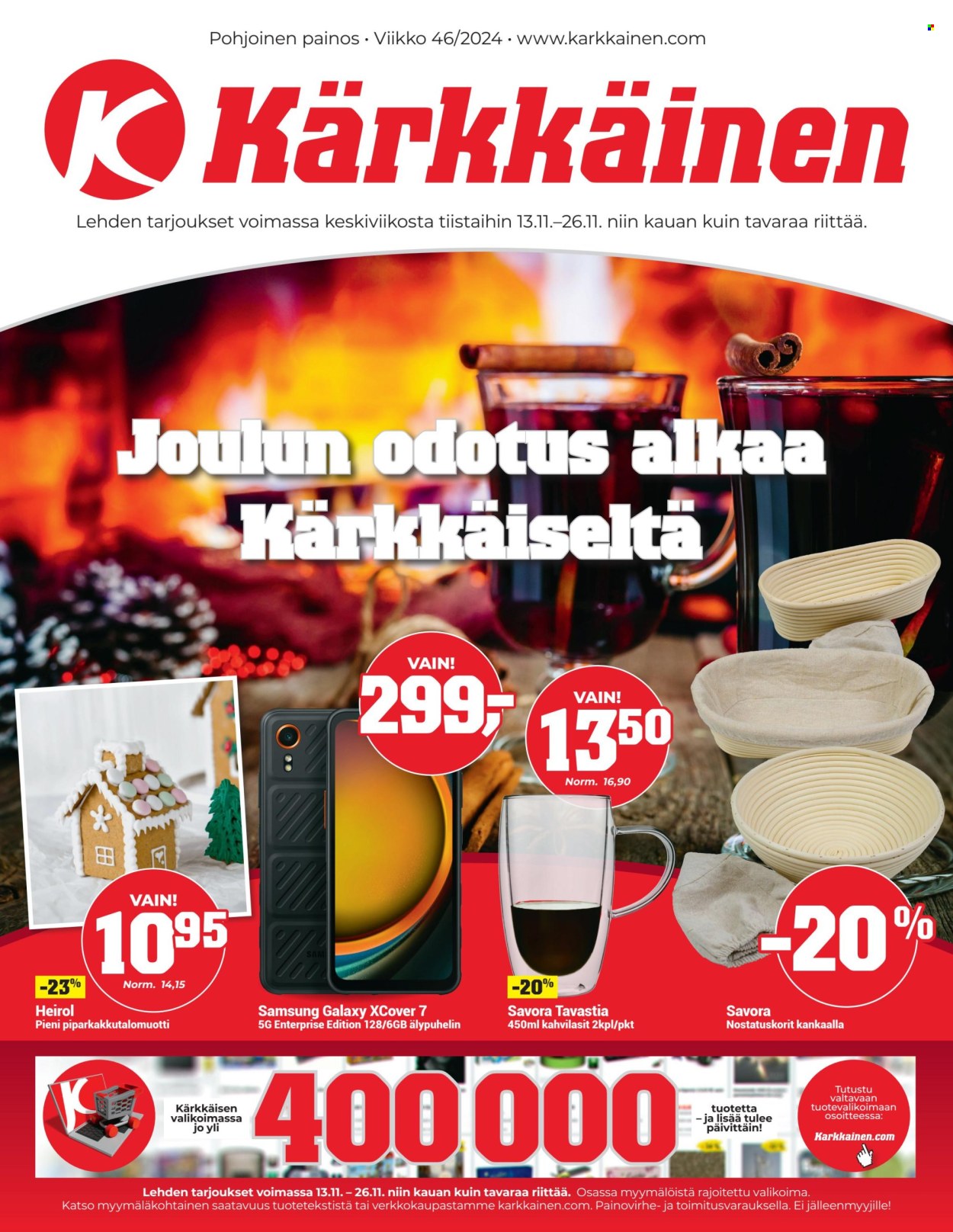 Kärkkäinen tarjoukset - 13.11.2024 - 26.11.2024. Sivu 1