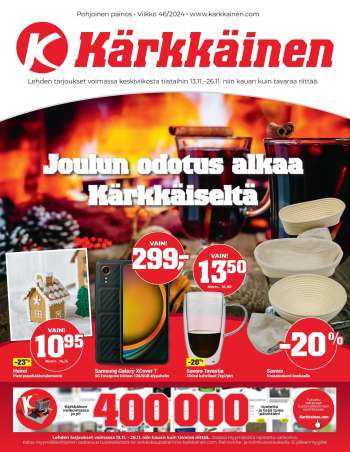 Kärkkäinen tarjoukset  - 13.11.2024 - 26.11.2024.