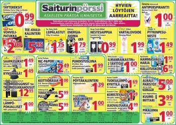 Saiturinpörssi tarjoukset  - 14.11.2024 - 20.11.2024.
