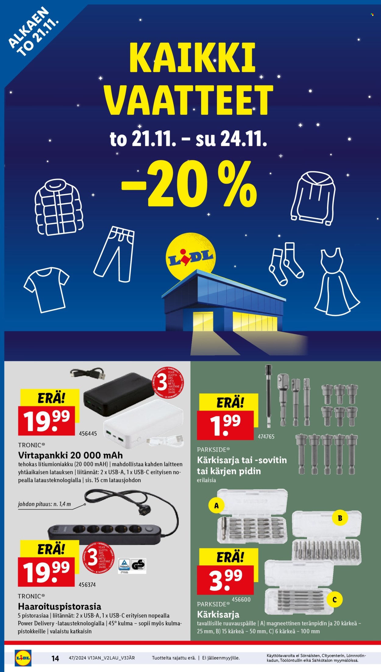 Lidl tarjoukset - 21.11.2024 - 27.11.2024. Sivu 16