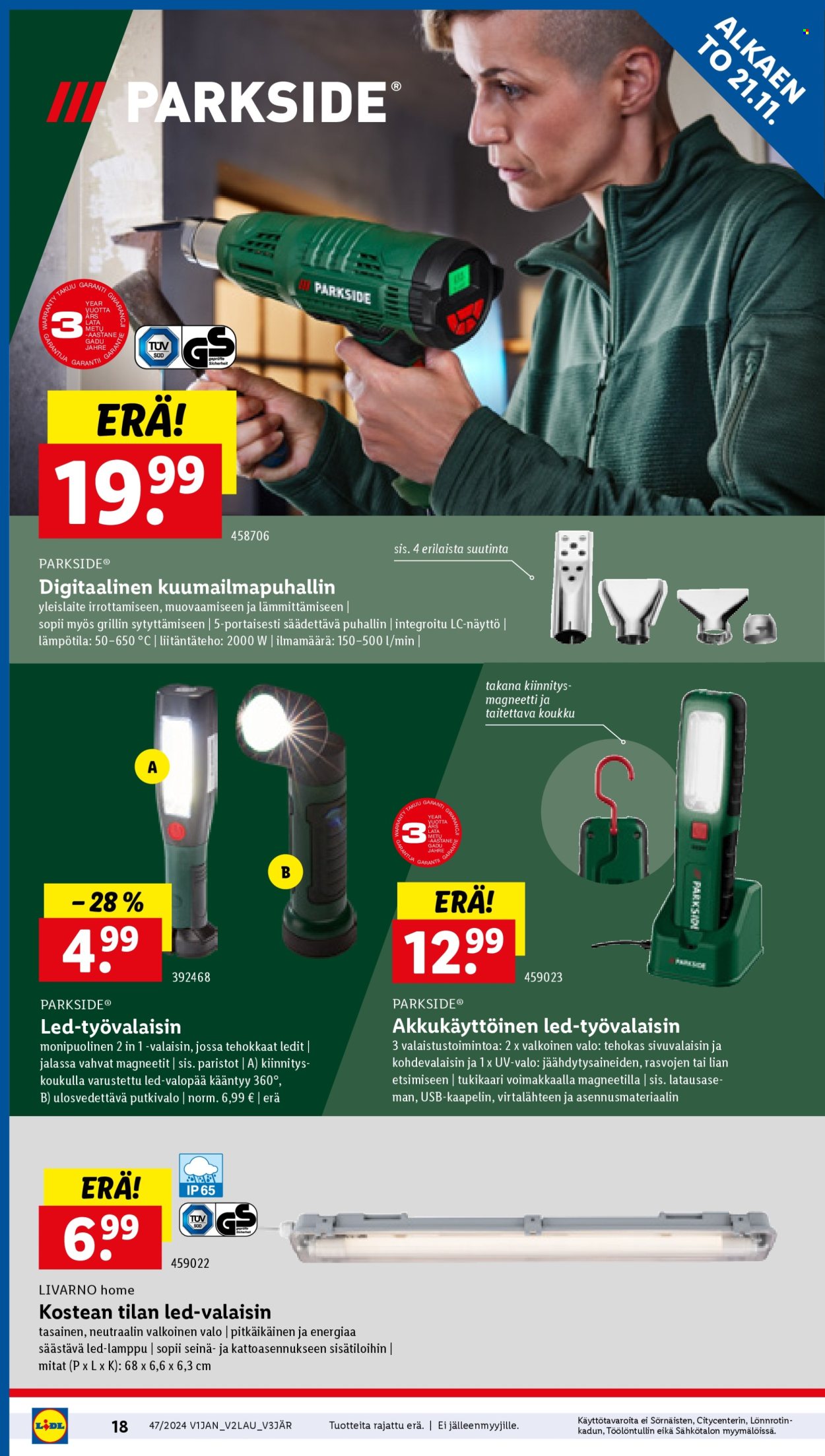 Lidl tarjoukset - 21.11.2024 - 27.11.2024. Sivu 20