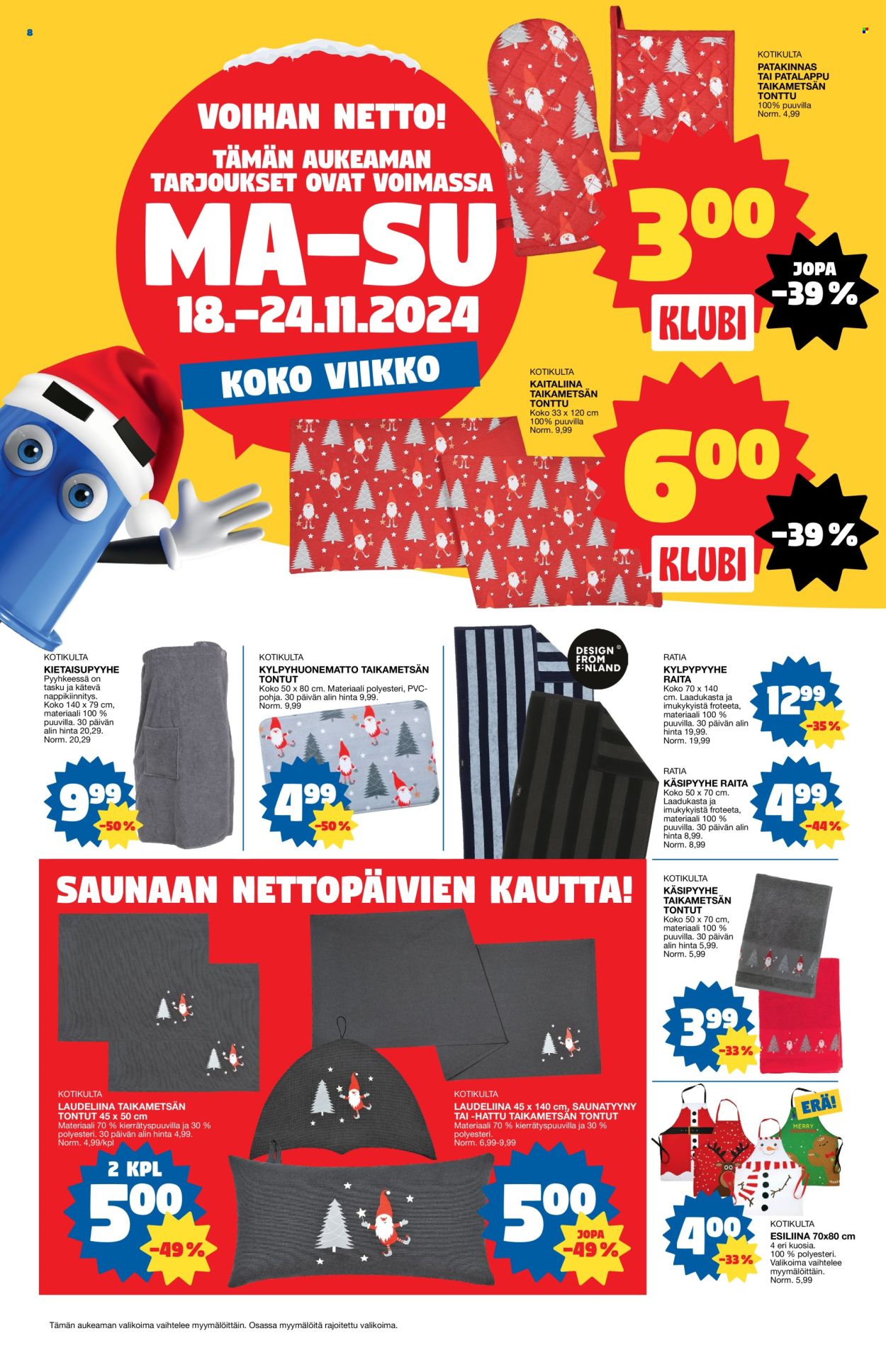 Tokmanni tarjoukset - 18.11.2024 - 24.11.2024. Sivu 8