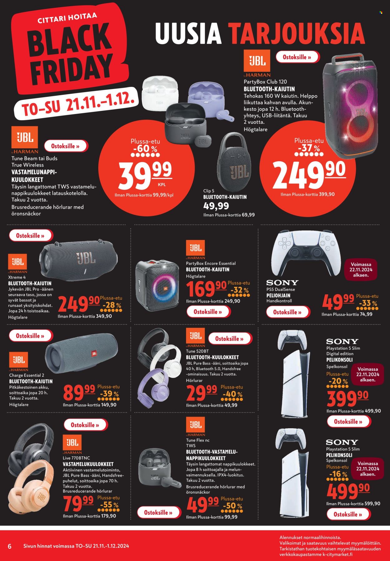 K-citymarket tarjoukset - 21.11.2024 - 01.12.2024. Sivu 6