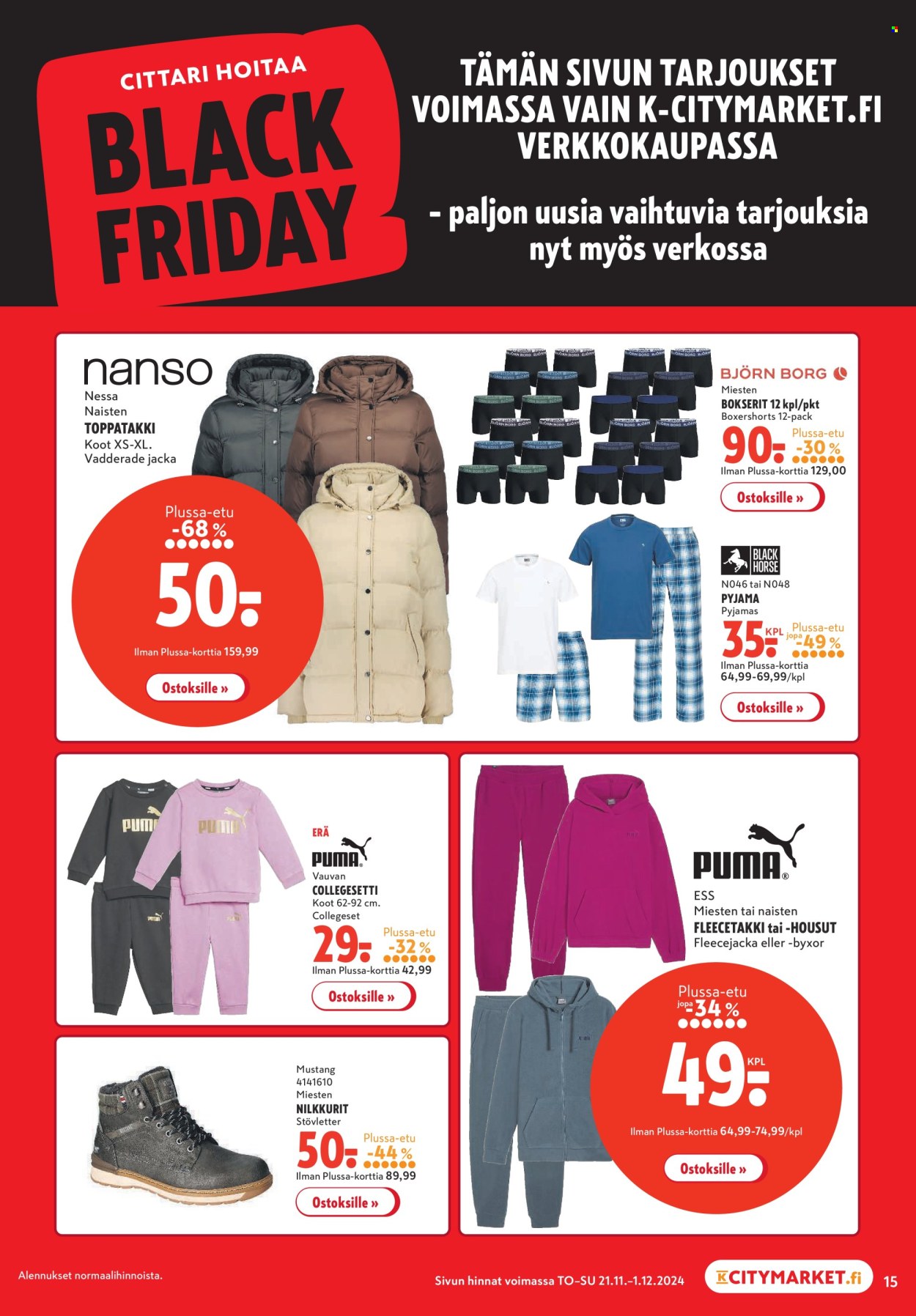 K-citymarket tarjoukset - 21.11.2024 - 01.12.2024. Sivu 15