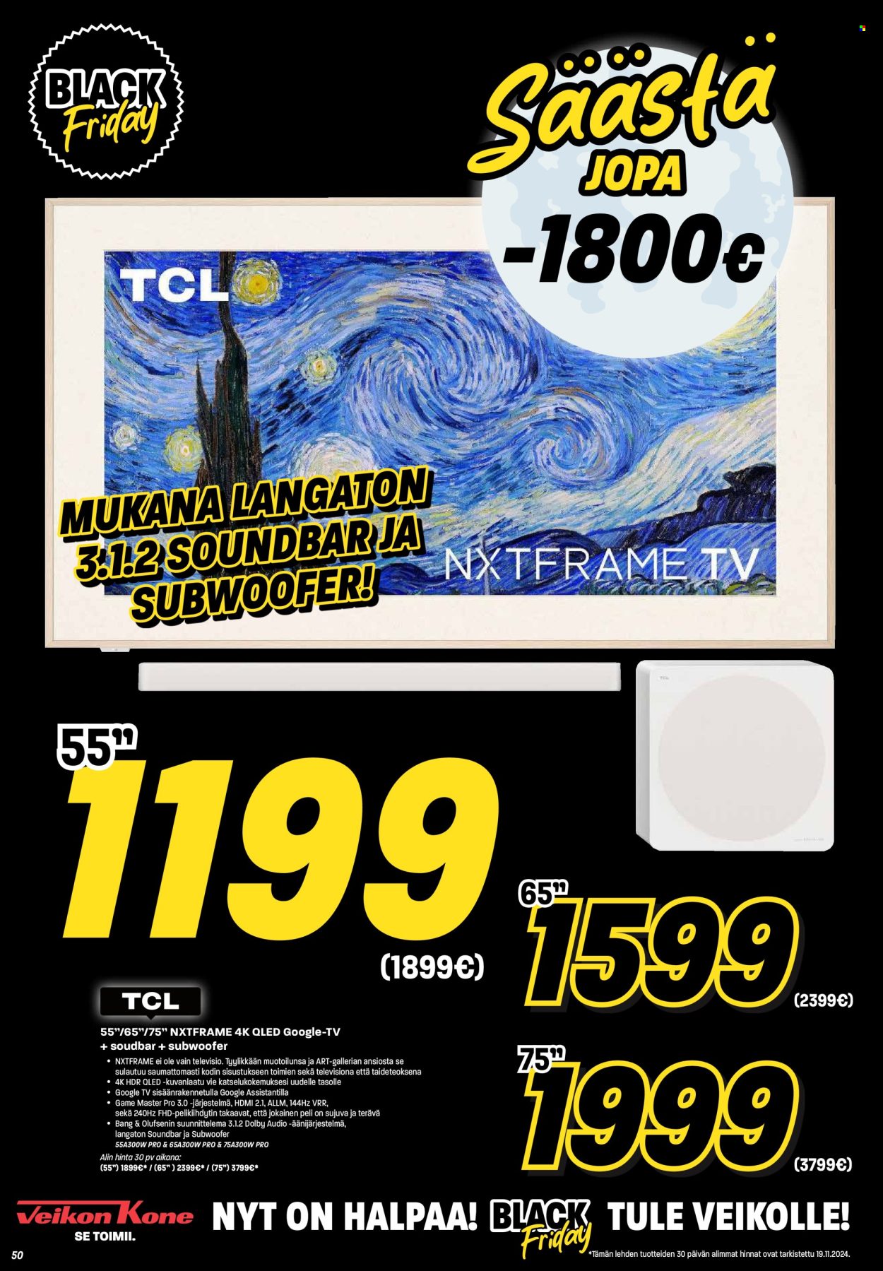 Veikon Kone tarjoukset - 24.11.2024 - 01.12.2024. Sivu 50
