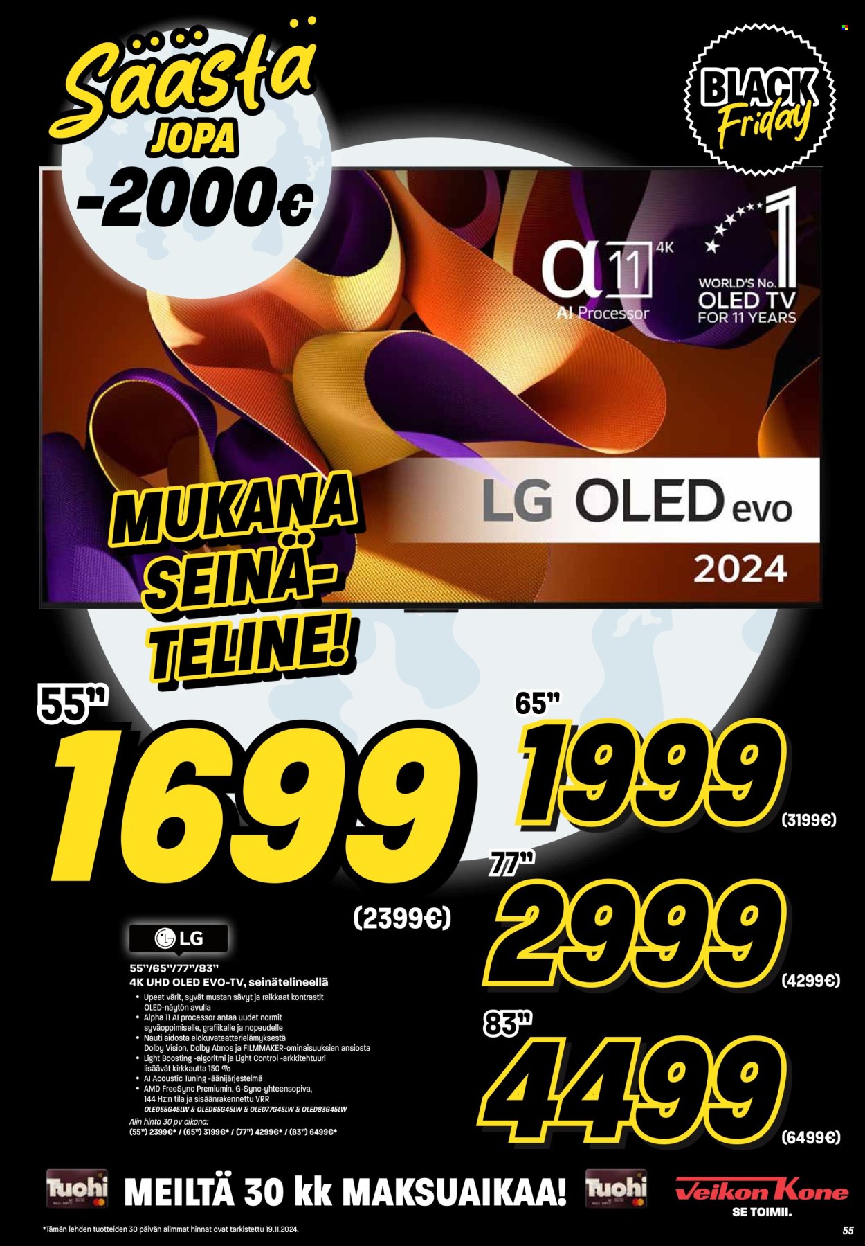 Veikon Kone tarjoukset - 24.11.2024 - 01.12.2024. Sivu 55