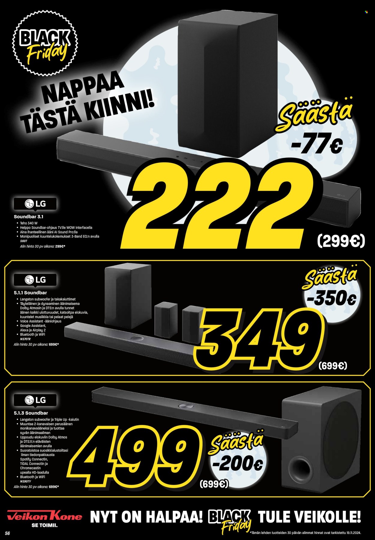 Veikon Kone tarjoukset - 24.11.2024 - 01.12.2024. Sivu 56