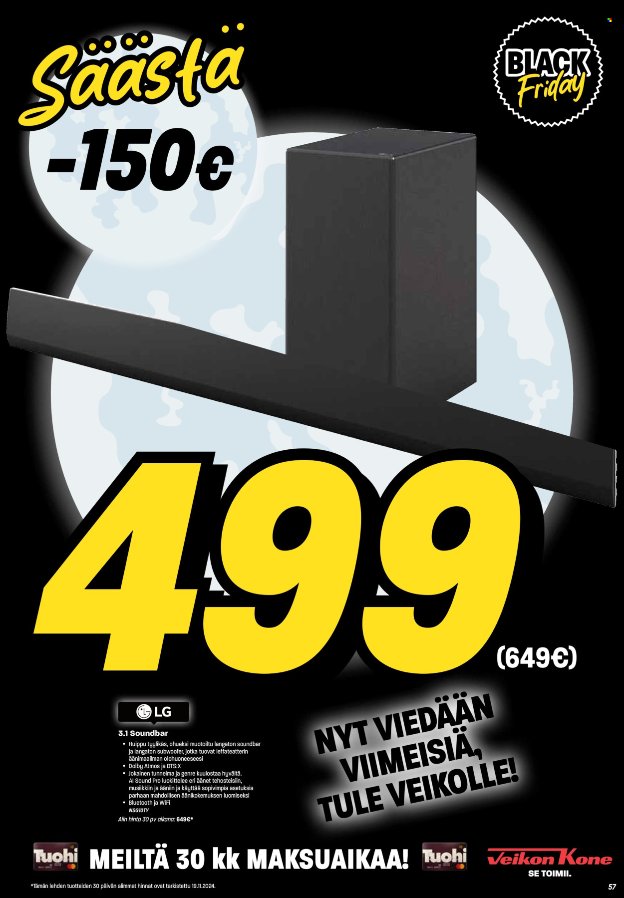 Veikon Kone tarjoukset - 24.11.2024 - 01.12.2024. Sivu 57