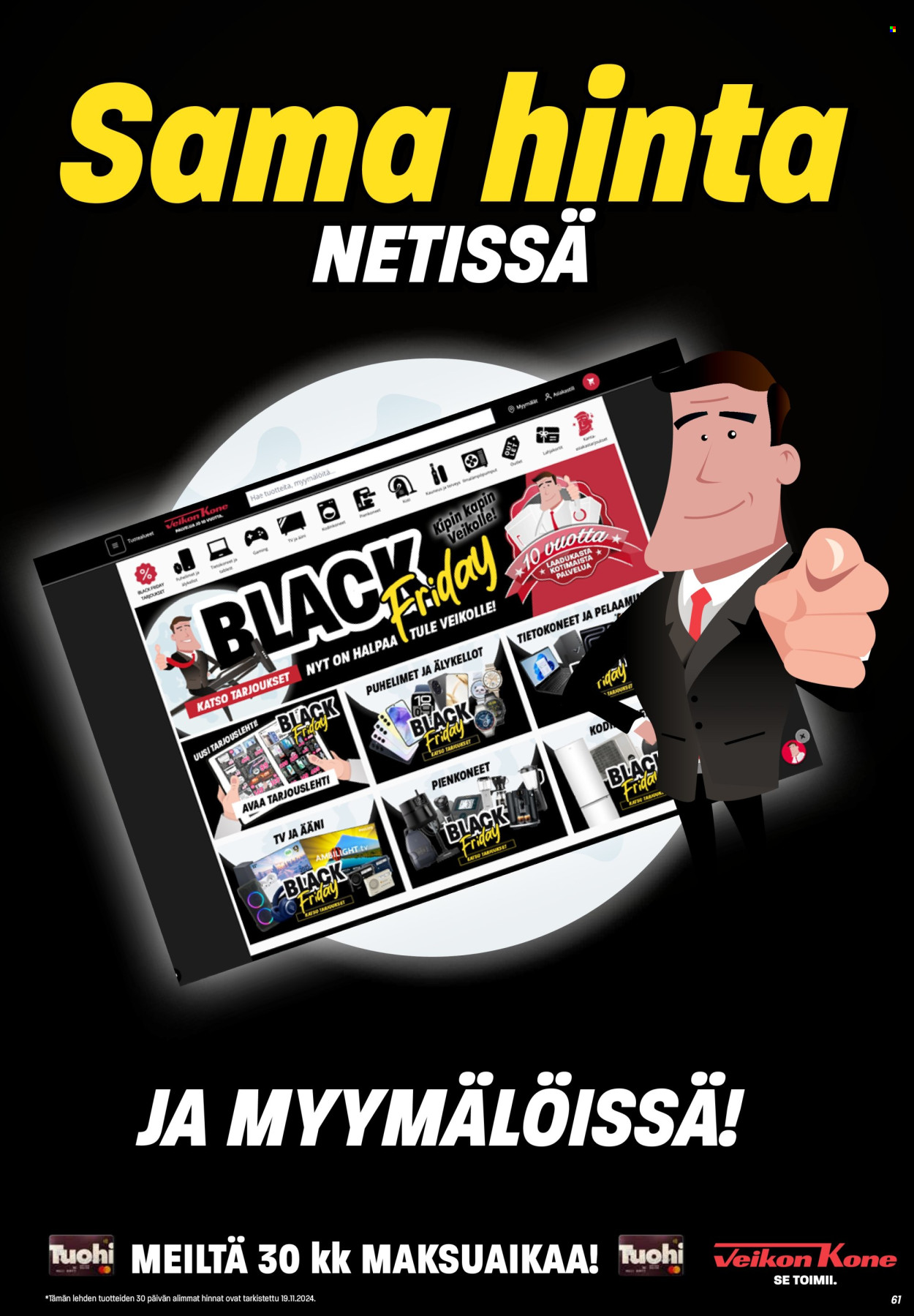 Veikon Kone tarjoukset - 24.11.2024 - 01.12.2024. Sivu 61