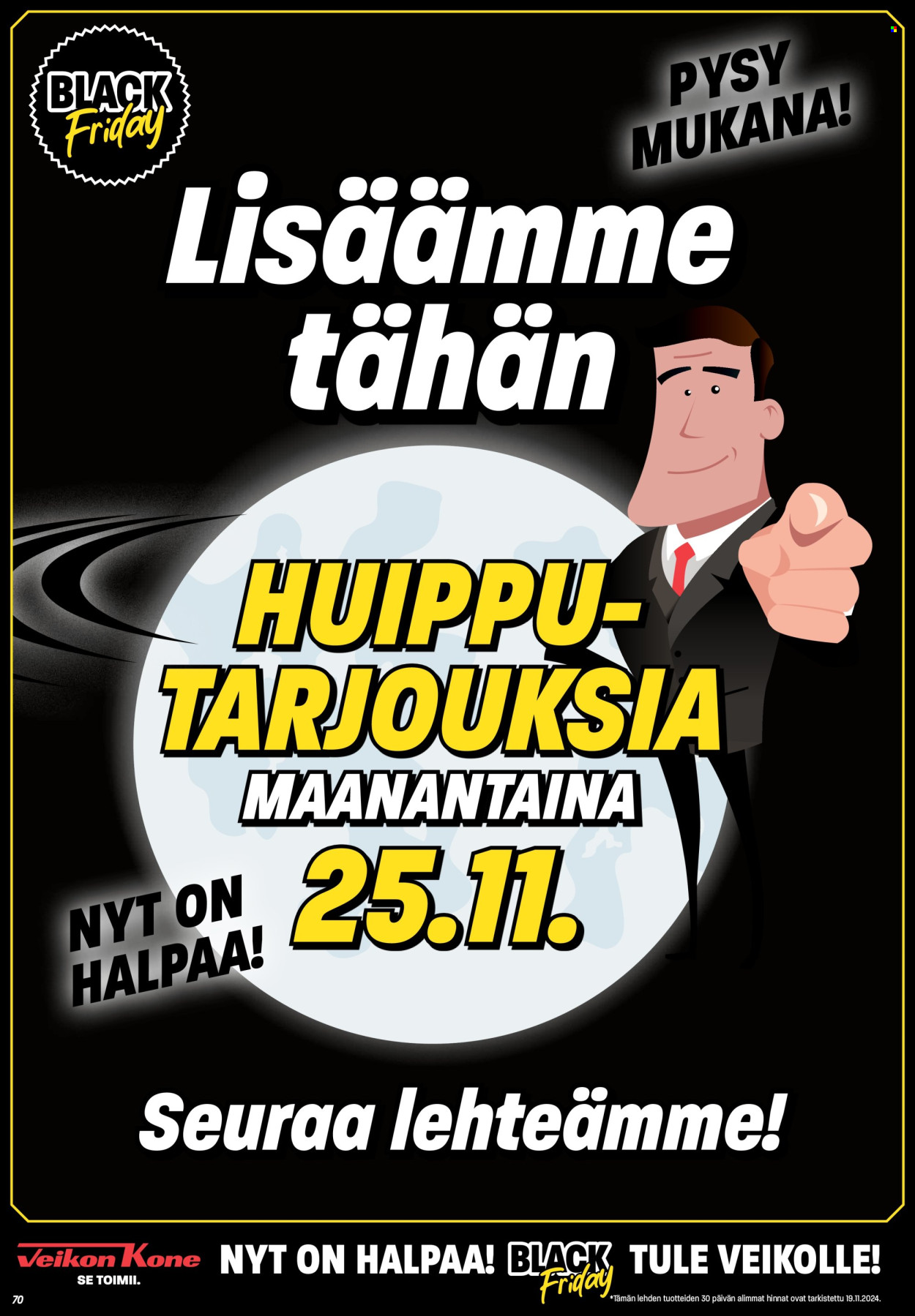 Veikon Kone tarjoukset - 24.11.2024 - 01.12.2024. Sivu 70