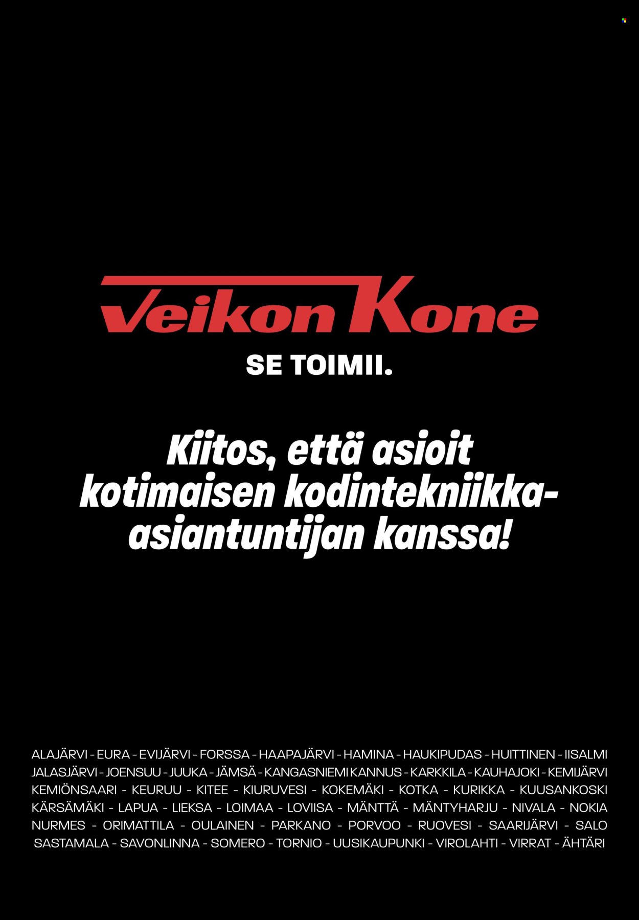 Veikon Kone tarjoukset - 24.11.2024 - 01.12.2024. Sivu 124