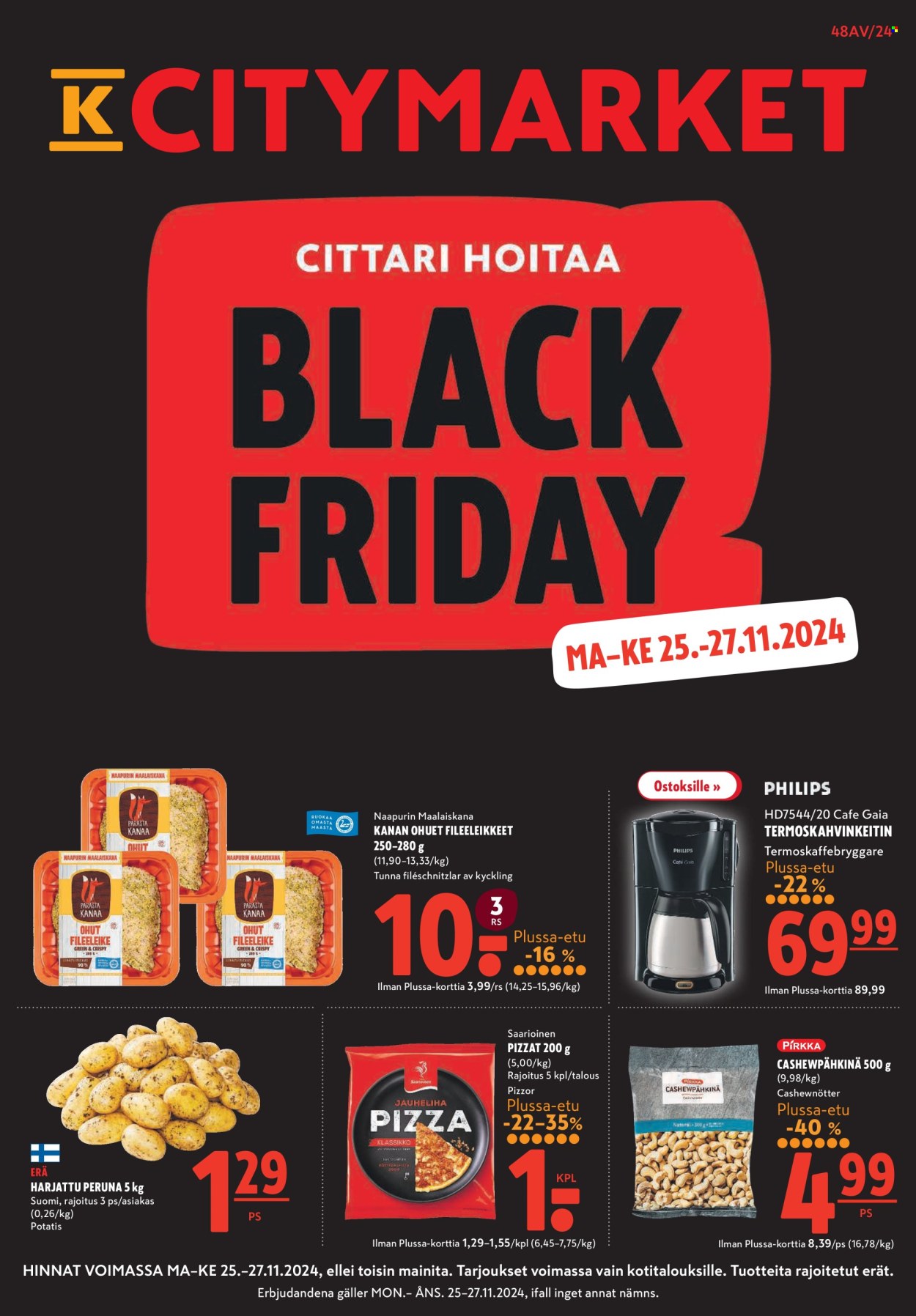 K-citymarket tarjoukset - 21.11.2024 - 01.12.2024. Sivu 1