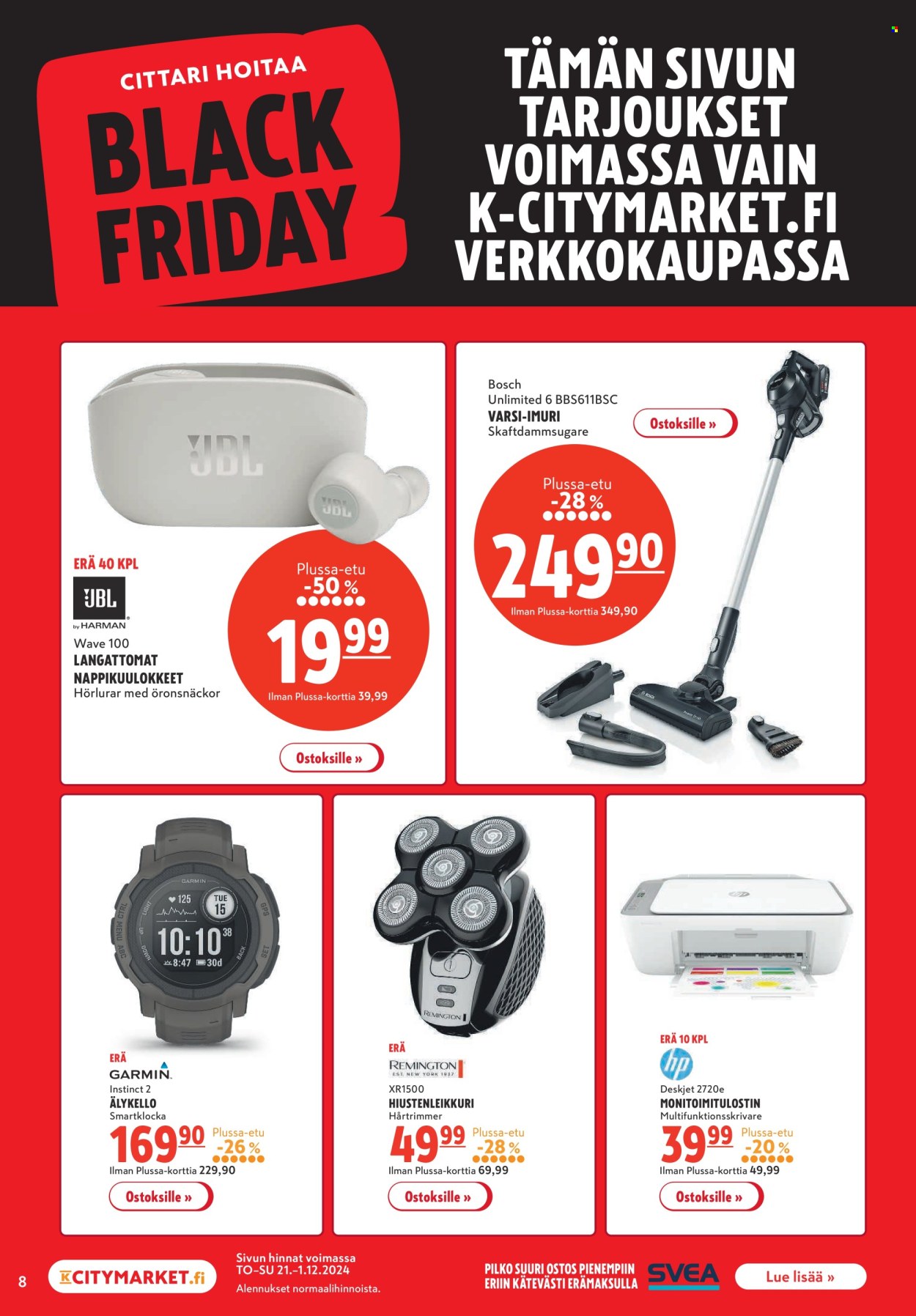 K-citymarket tarjoukset - 21.11.2024 - 01.12.2024. Sivu 8