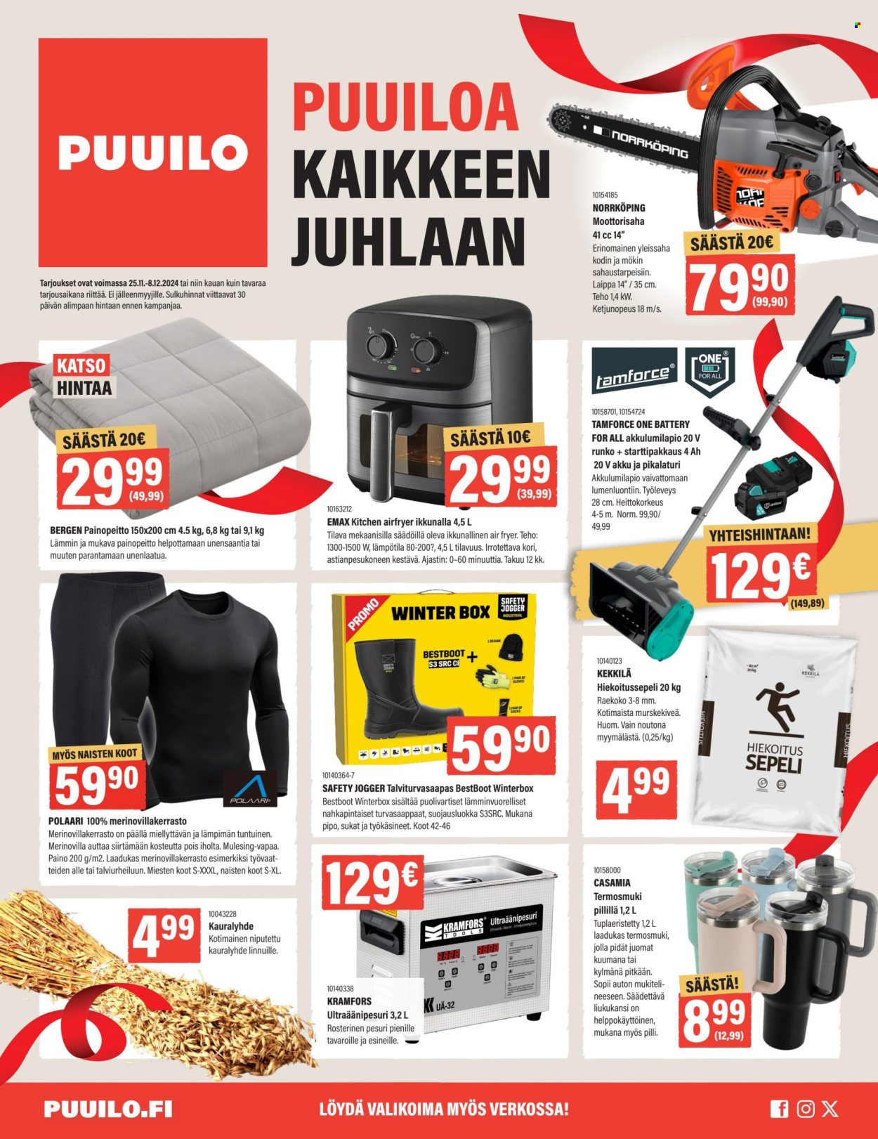 Puuilo tarjoukset - 25.11.2024 - 08.12.2024. Sivu 1