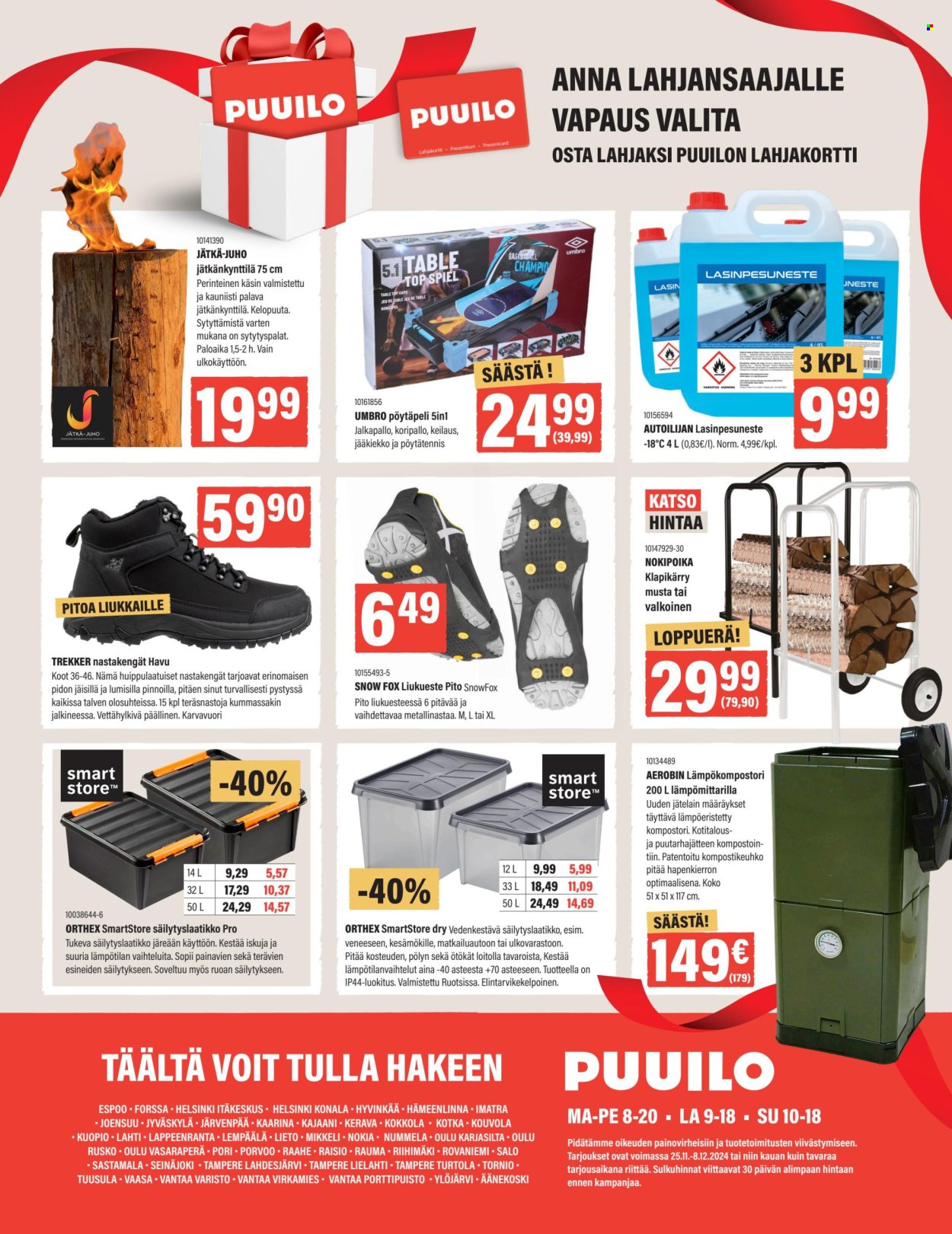 Puuilo tarjoukset - 25.11.2024 - 08.12.2024. Sivu 16