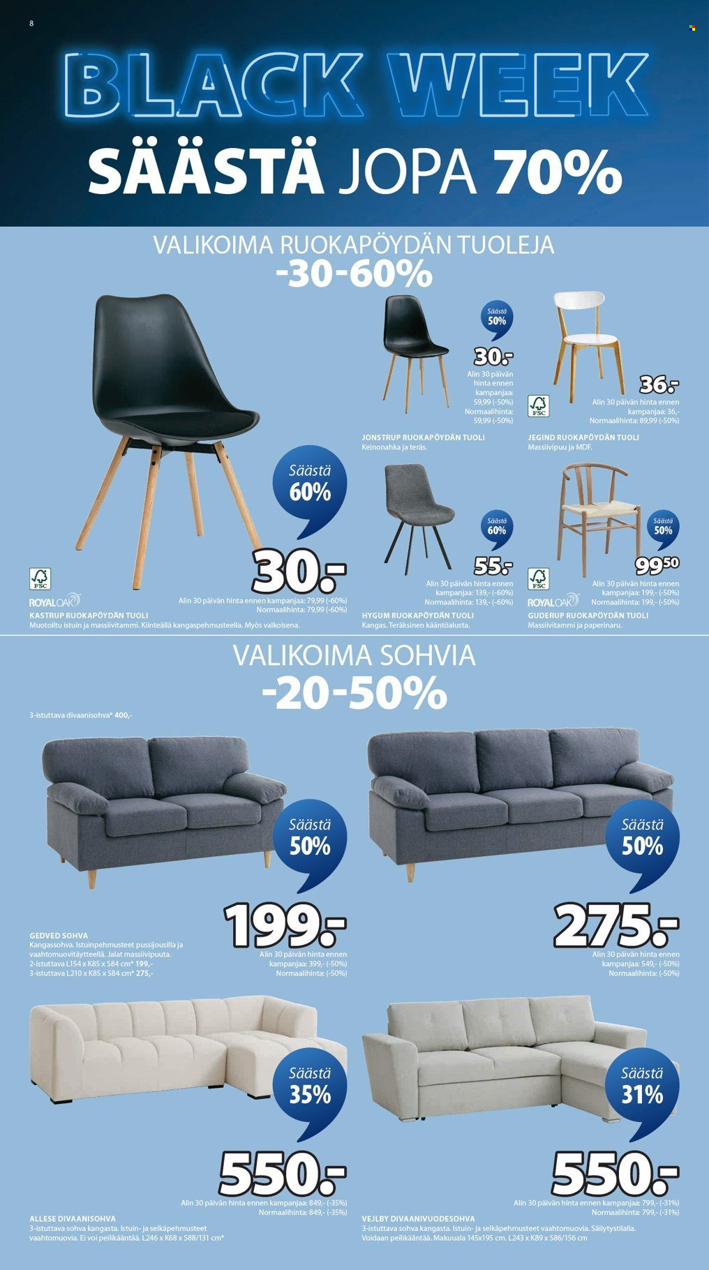 JYSK tarjoukset - 25.11.2024 - 01.12.2024. Sivu 9