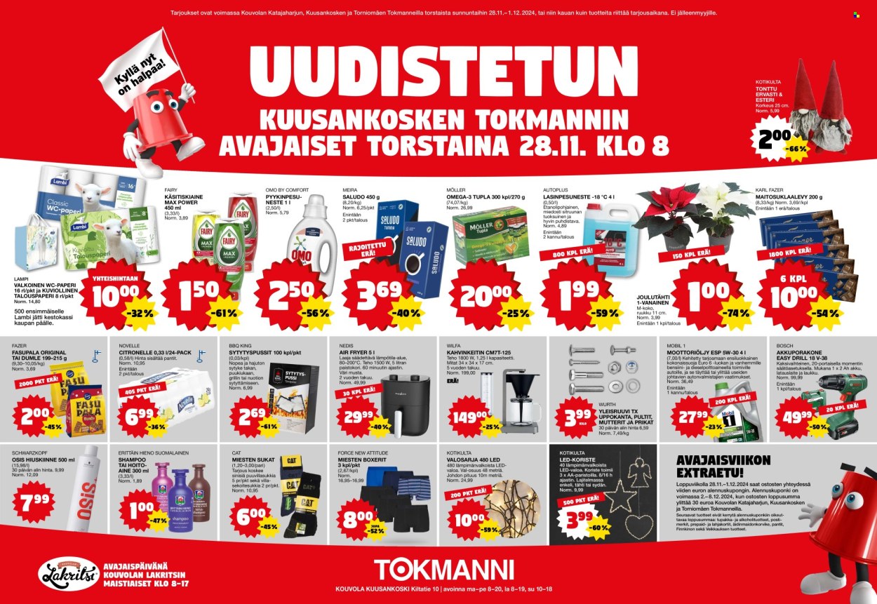Tokmanni tarjoukset - 28.11.2024 - 01.12.2024. Sivu 1